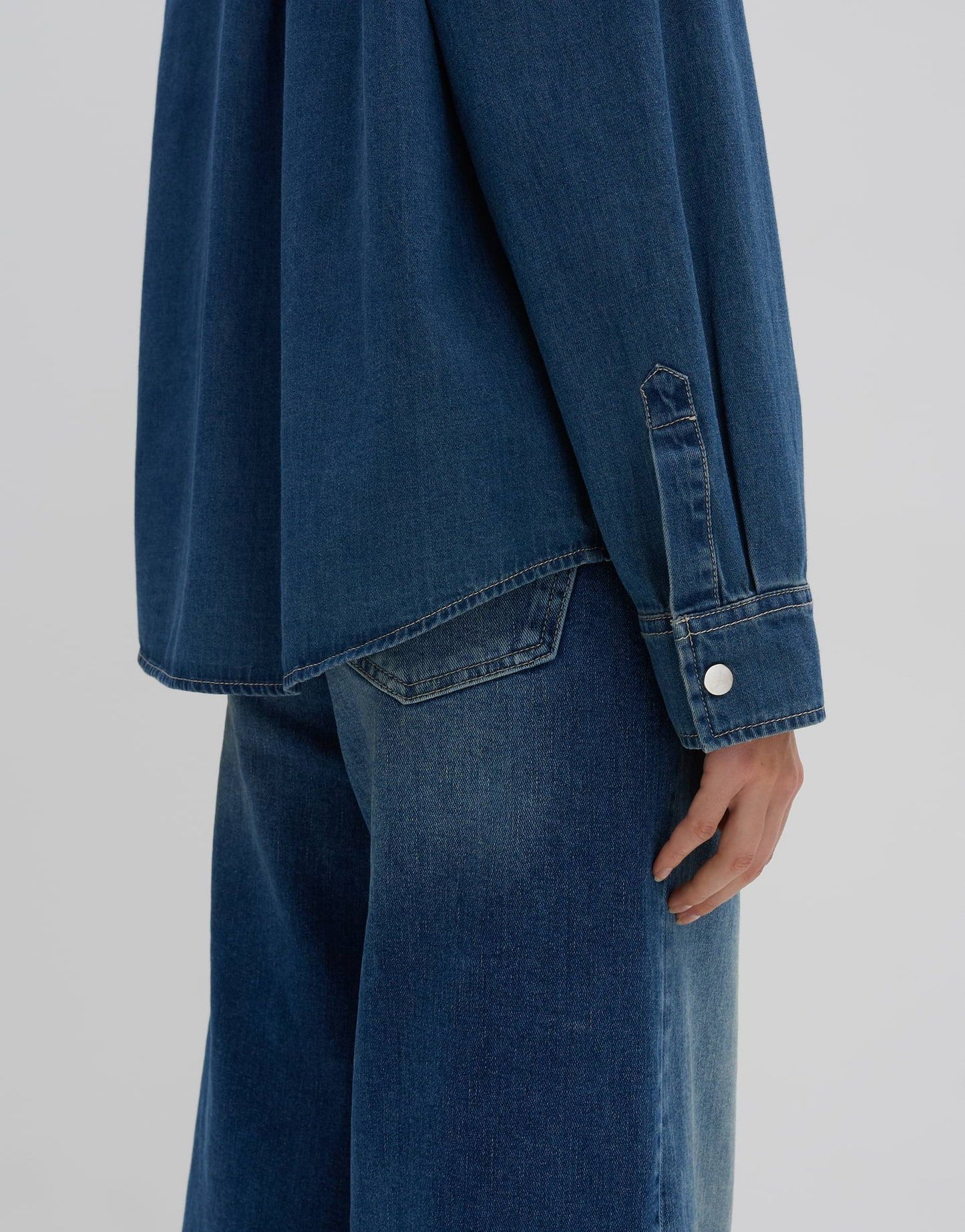 someday – someday Damen Jeanshemd Zaddison