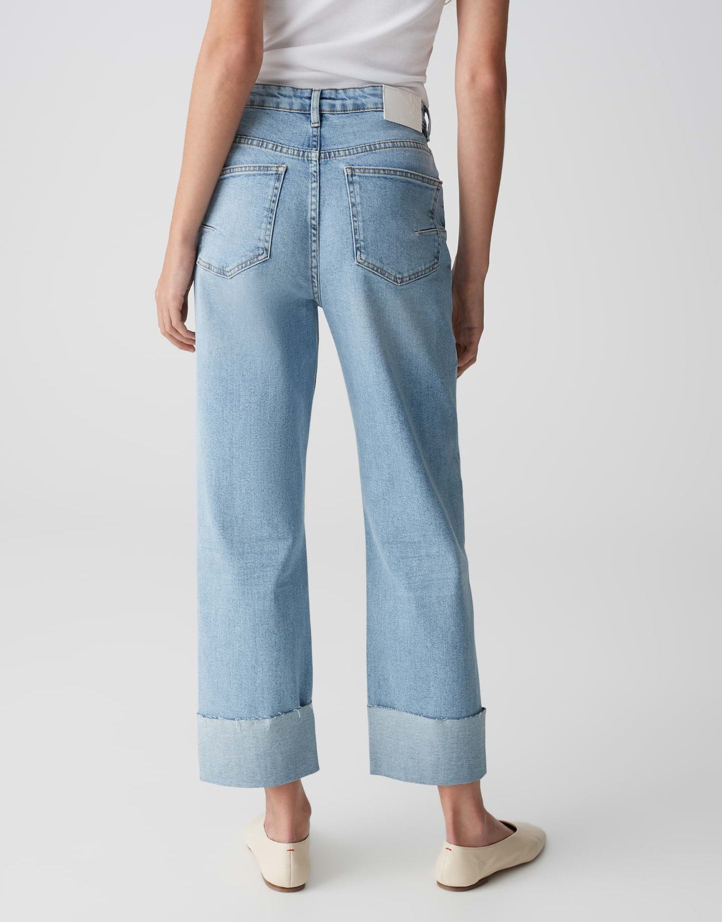 Opus Damen Jeans Lani turn up