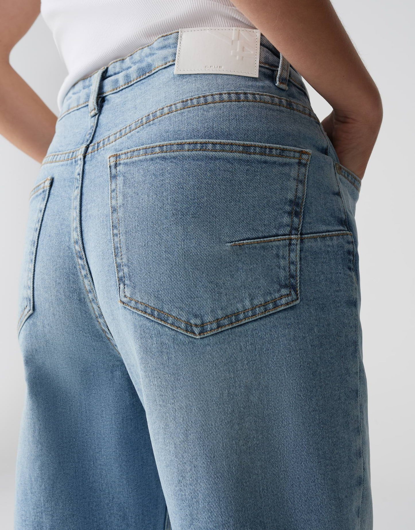 Opus Damen Jeans Lani turn up