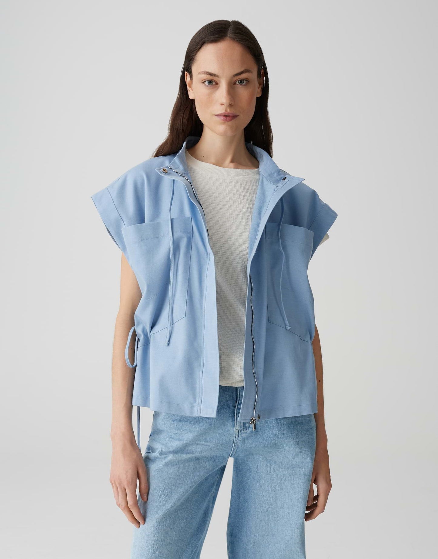 Opus Damen Weste Windra blau