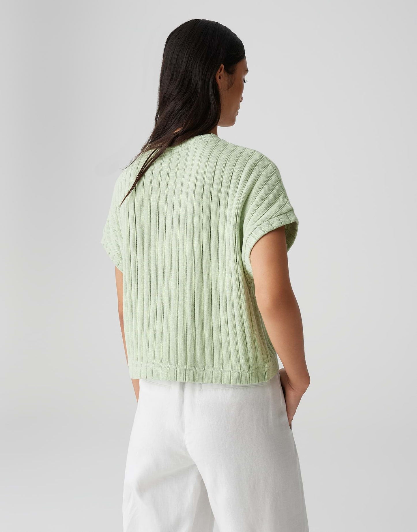 Opus Damen Sweatshirt Gelia grün