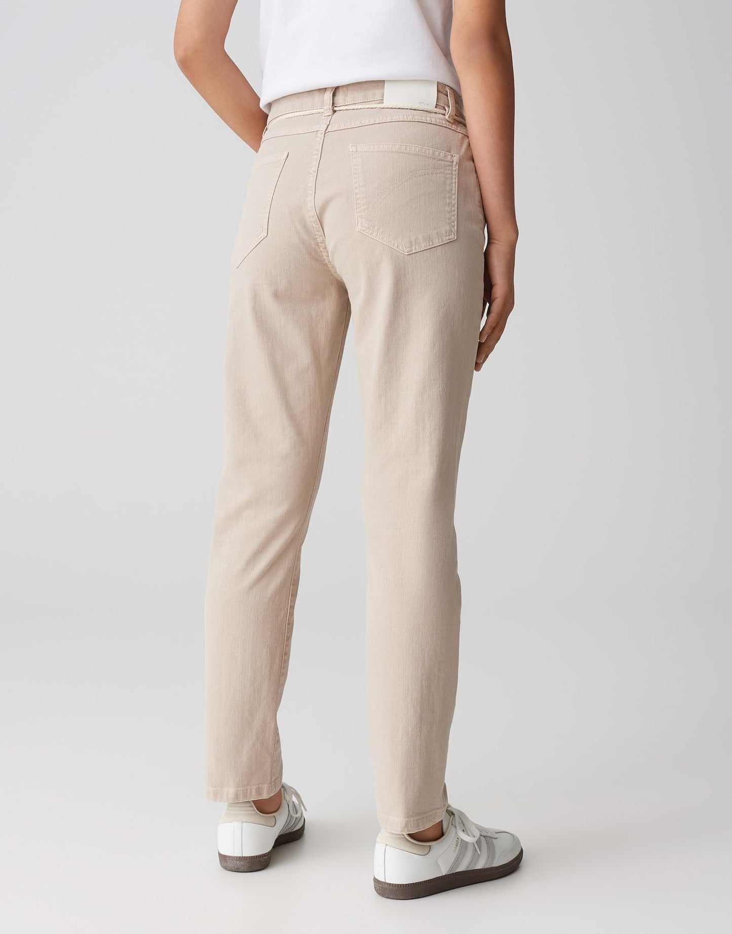 Opus Damen Jeans Louis french beige
