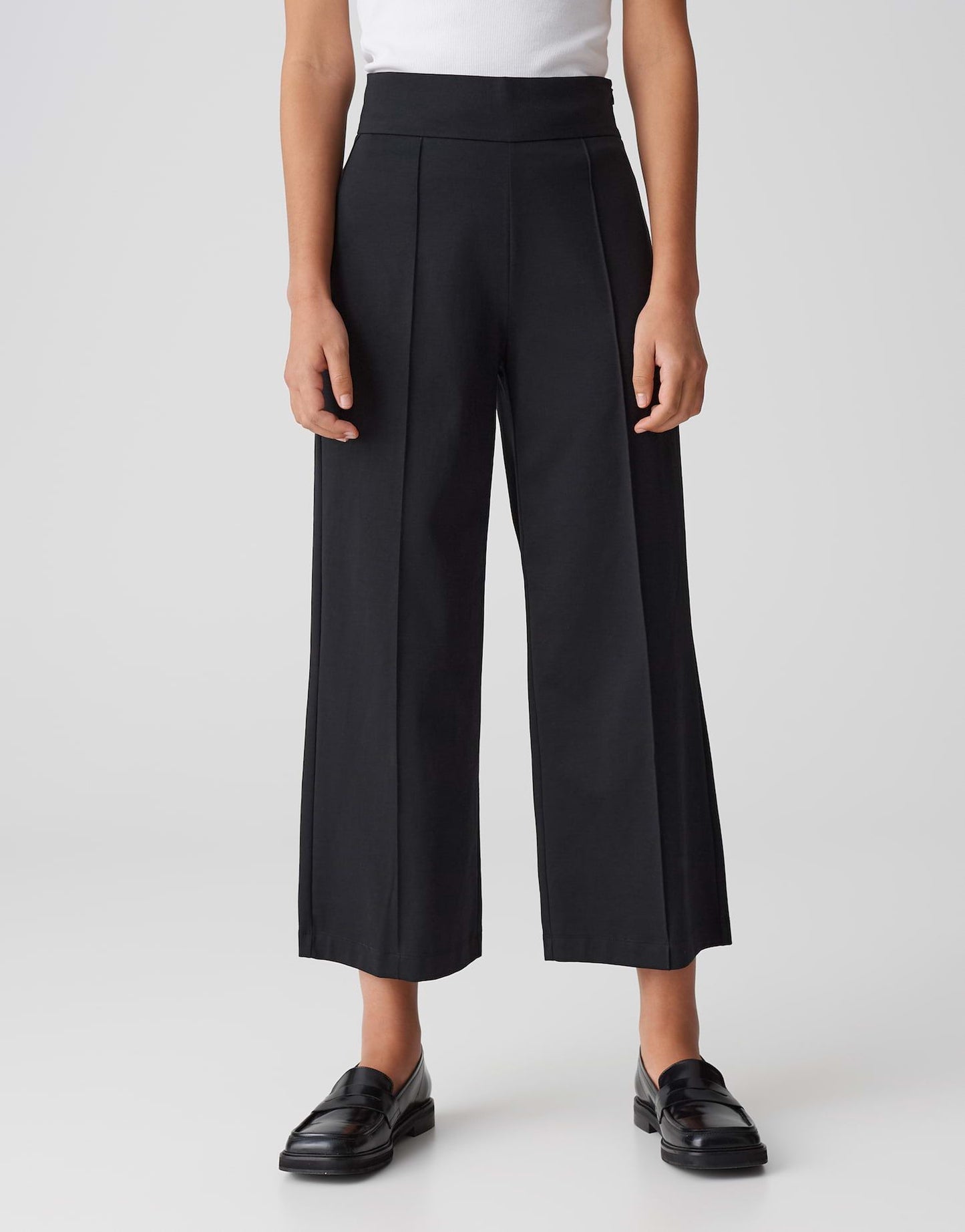 Opus Damen Hose Misha chic schwarz