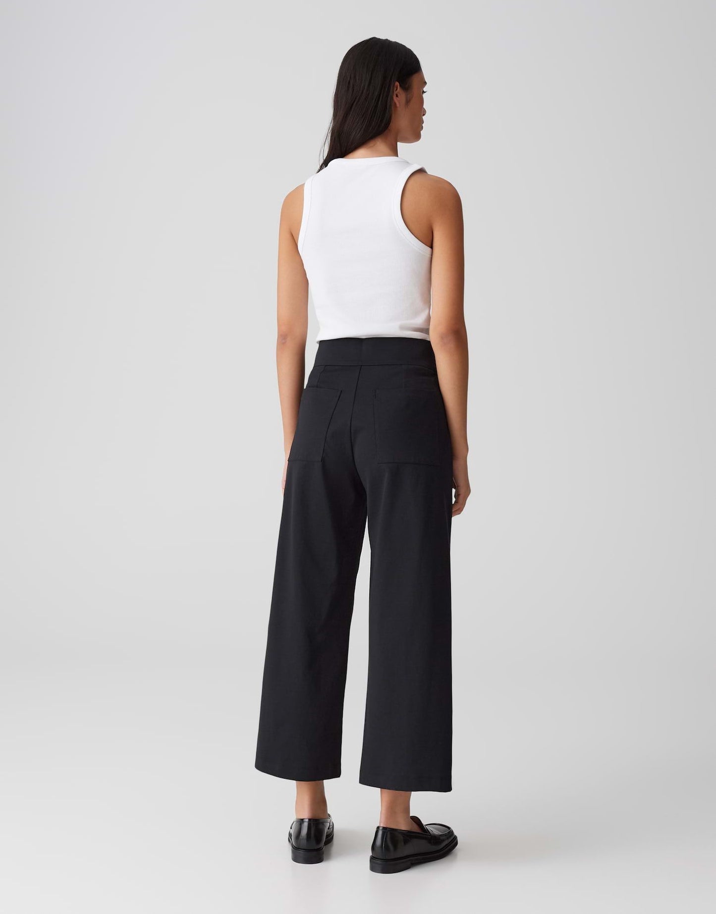 Opus Damen Hose Misha chic schwarz