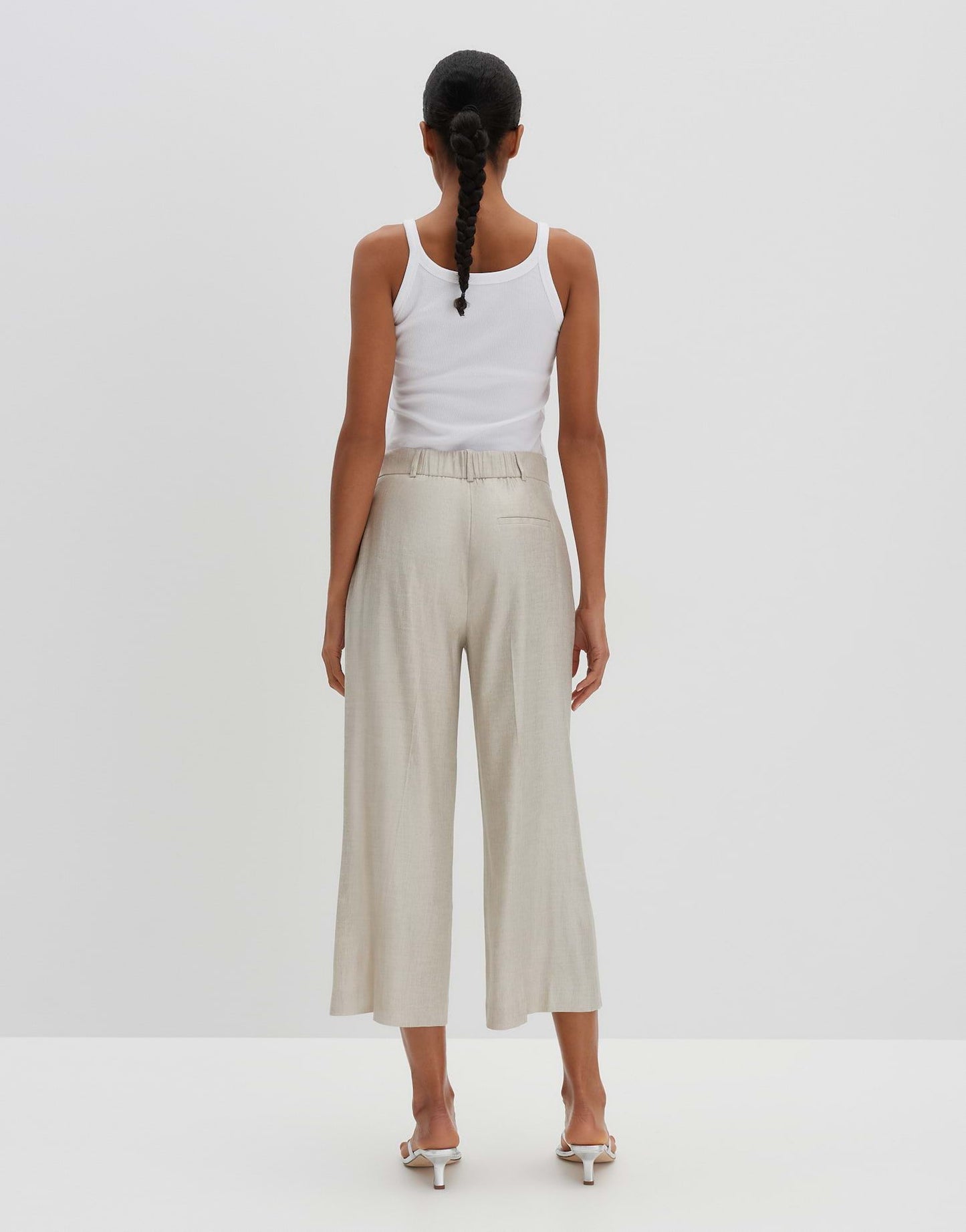 Someday Damen Rock Catsby cropped weiß