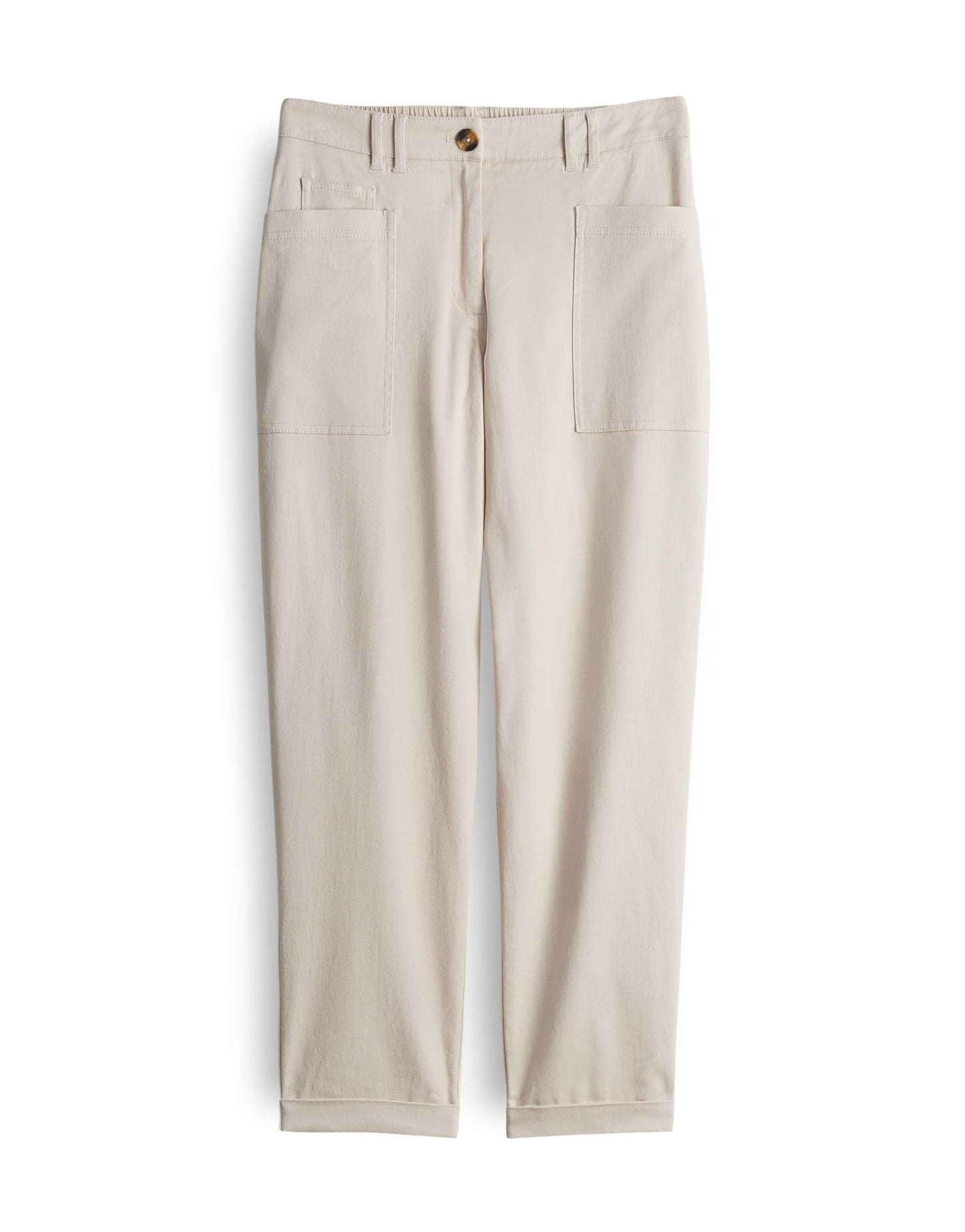 Opus Damen Hose Melina french weiß