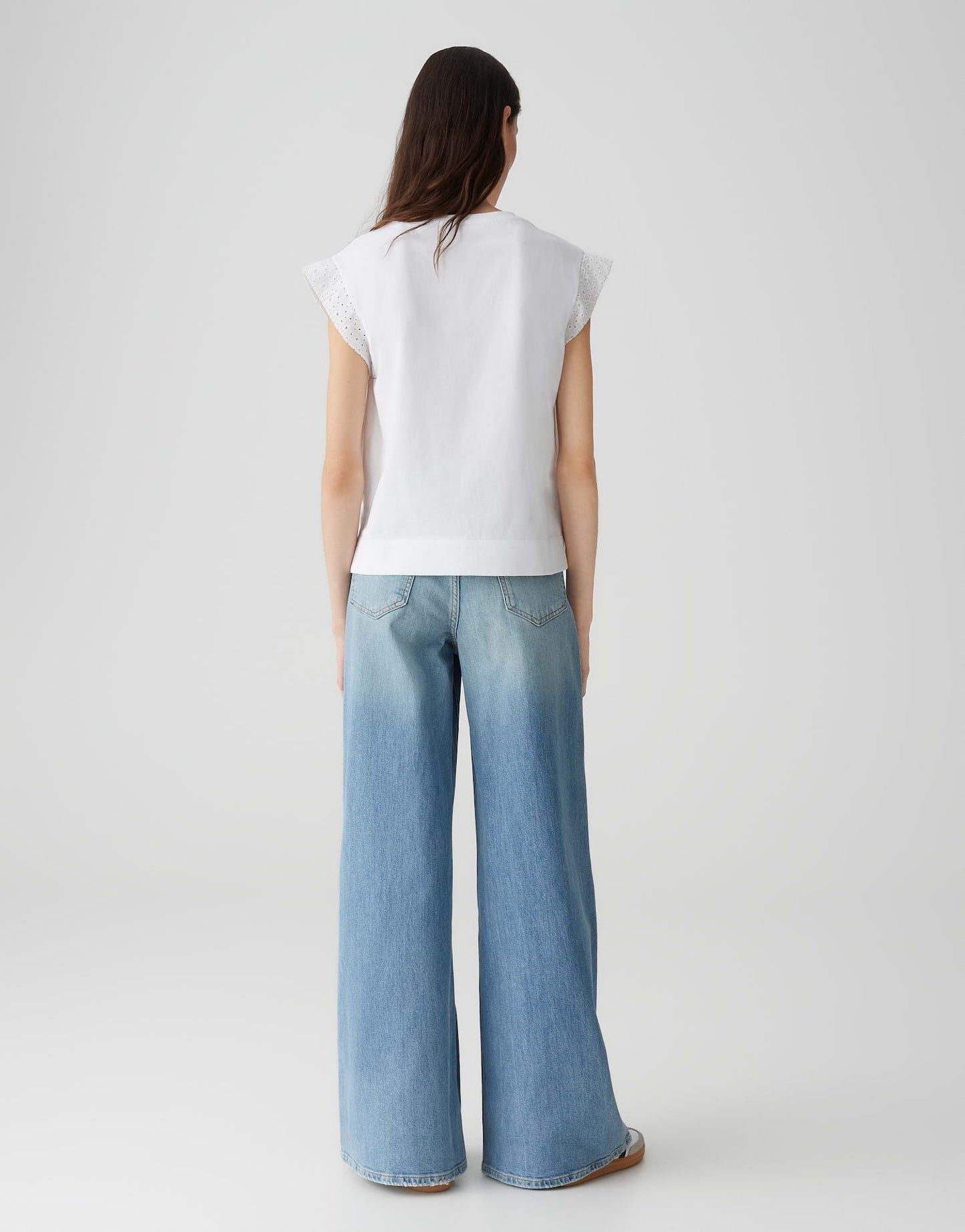Opus Damen Shirt Sallso weiß