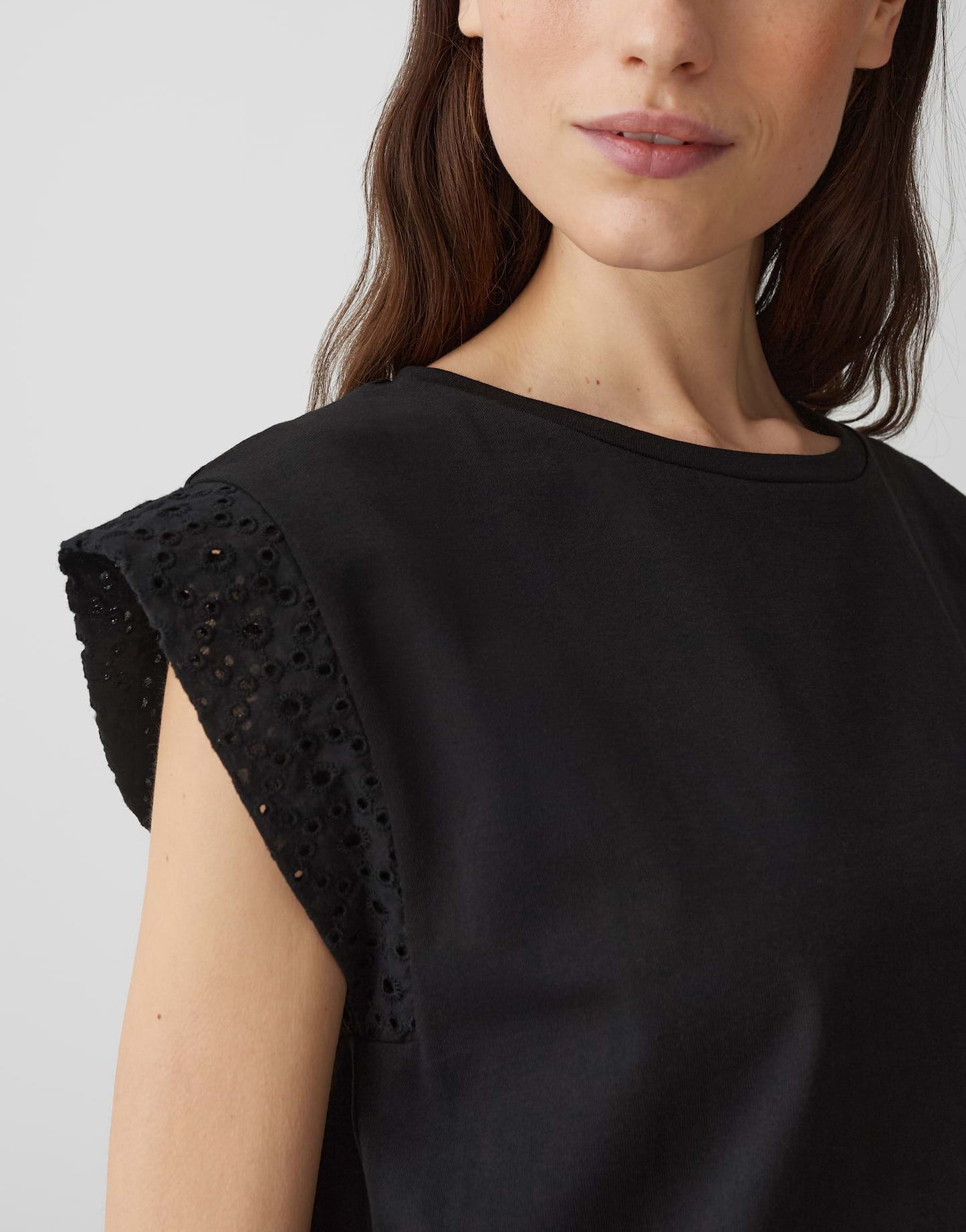 Opus Damen Shirt Sallso schwarz