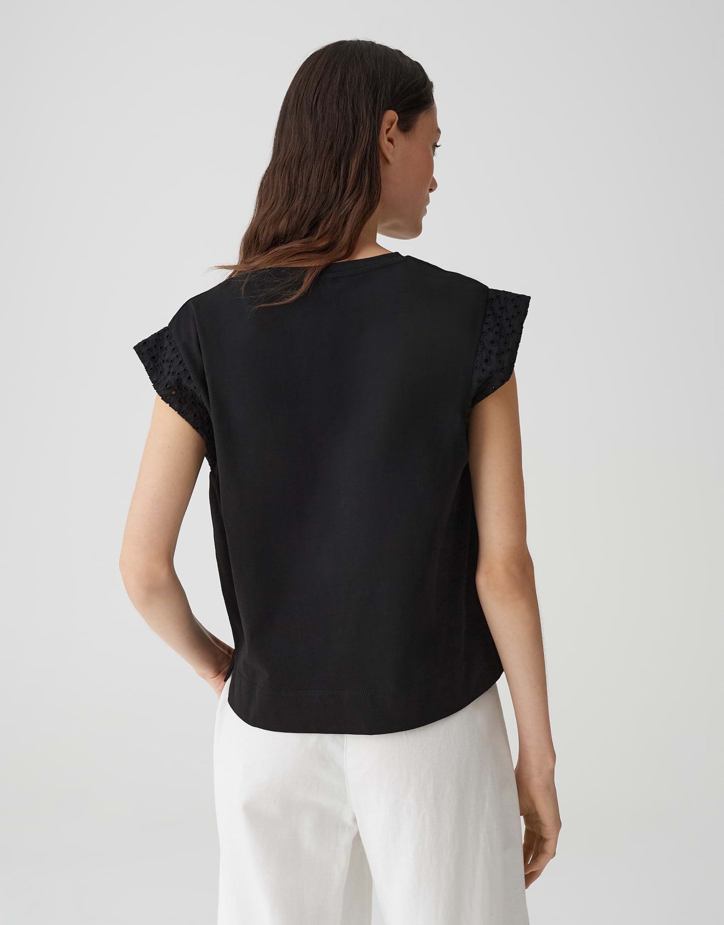 Opus Damen Shirt Sallso schwarz
