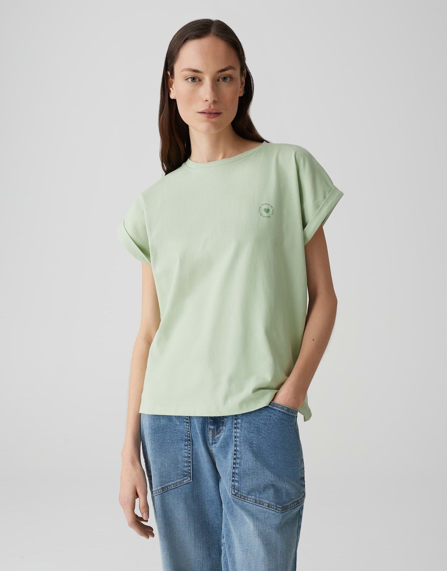 Opus Damen Shirt Sparis grün