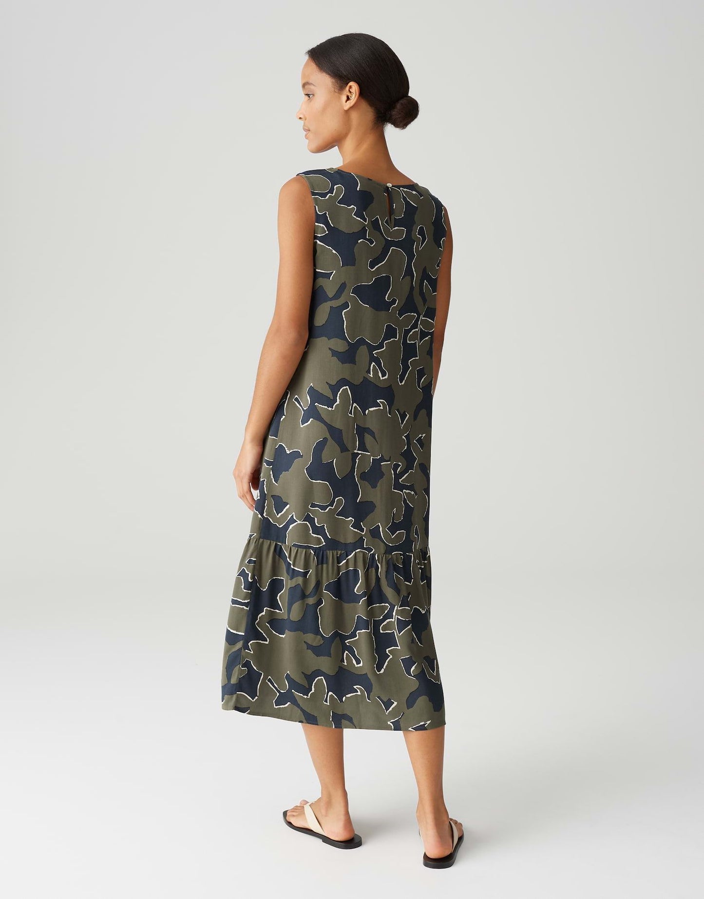 Opus Damen Kleid Wicy wildflower grün