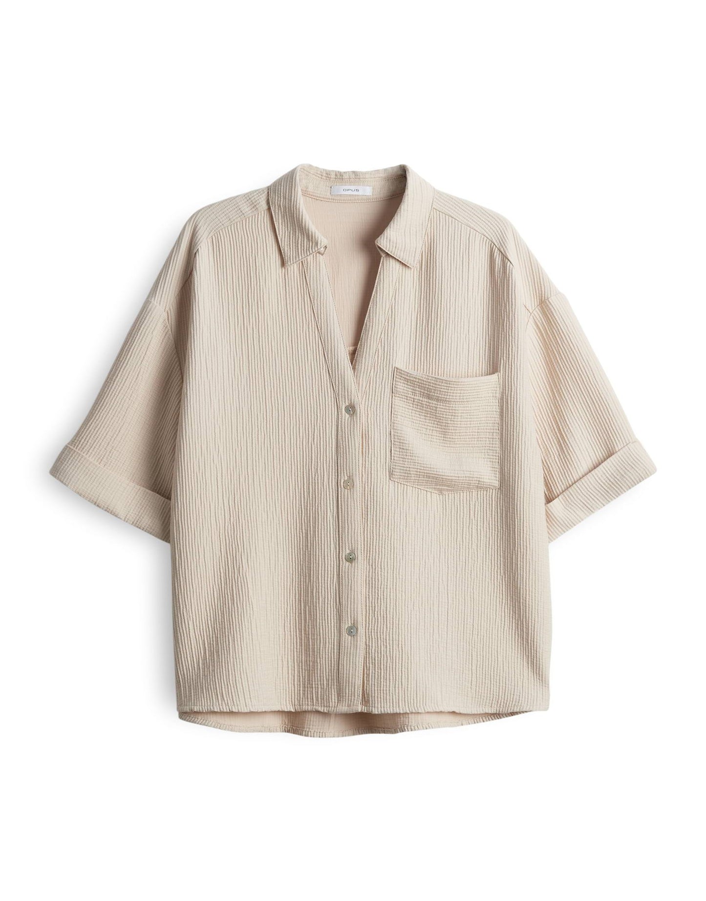 Opus Damen Blusenhemd Fiora 42 beige