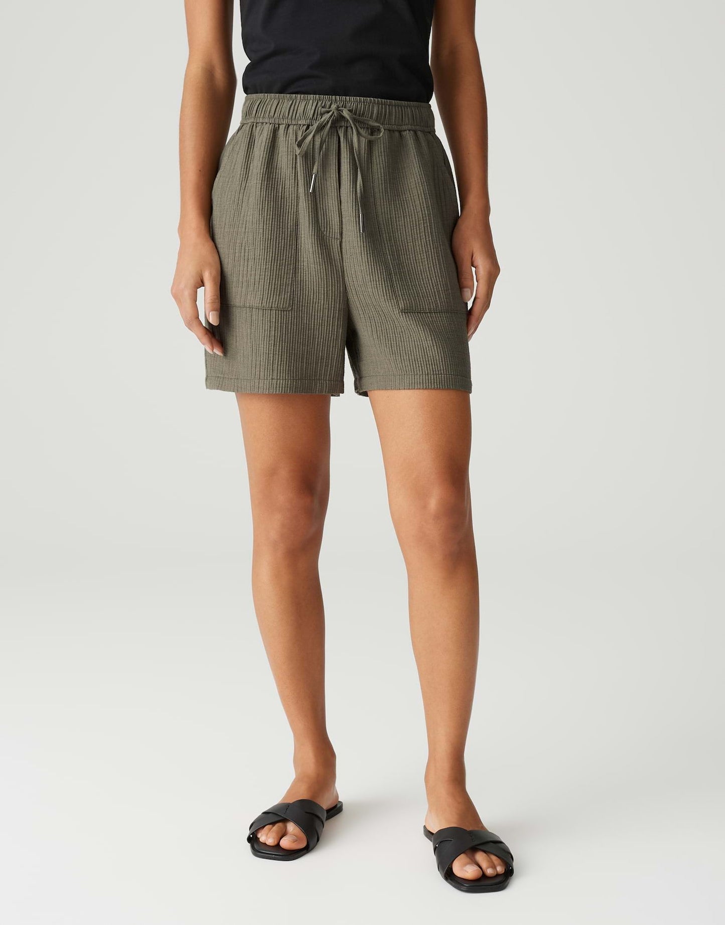 Opus Damen Shorts Melane shorts grün