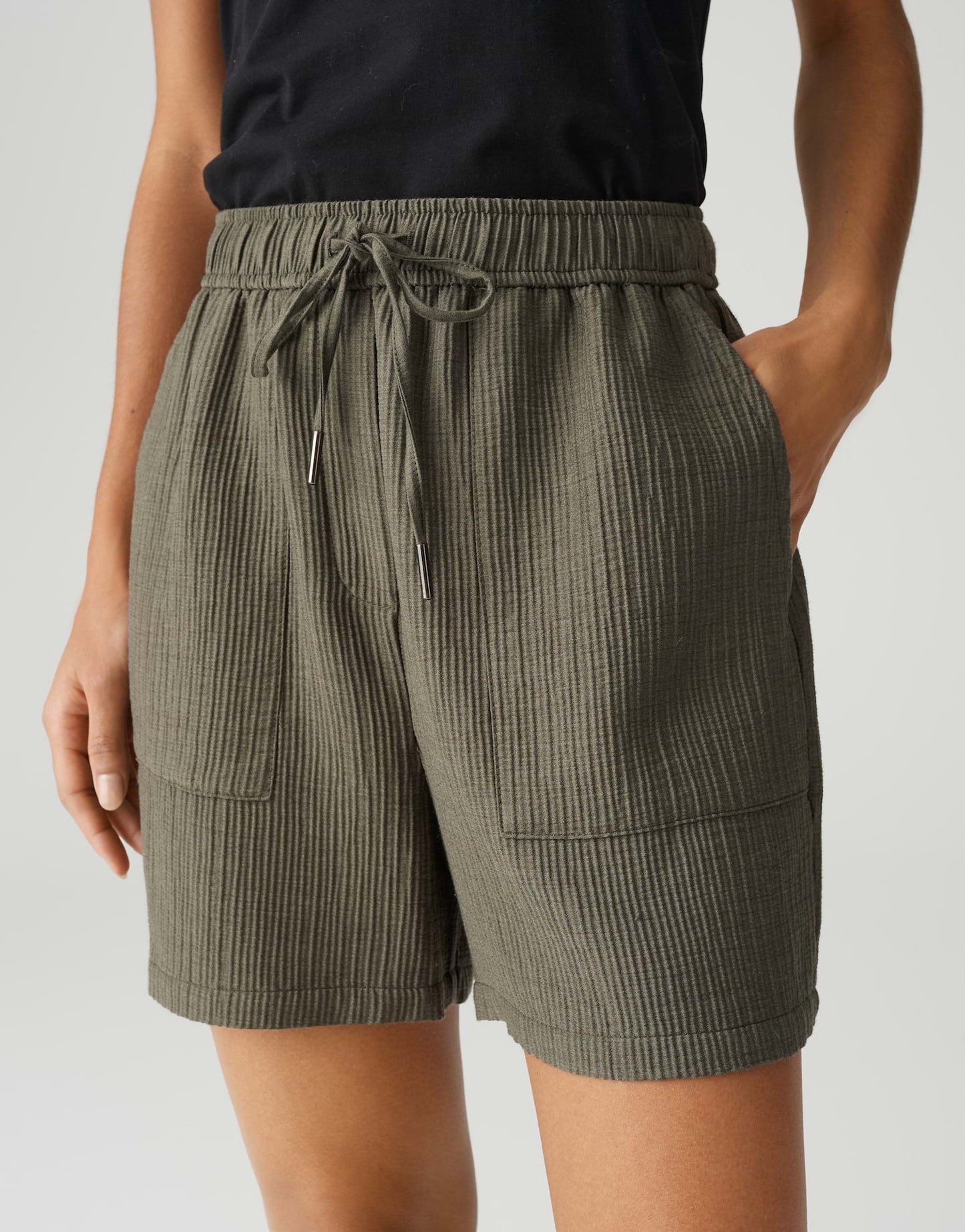 Opus Damen Shorts Melane shorts grün