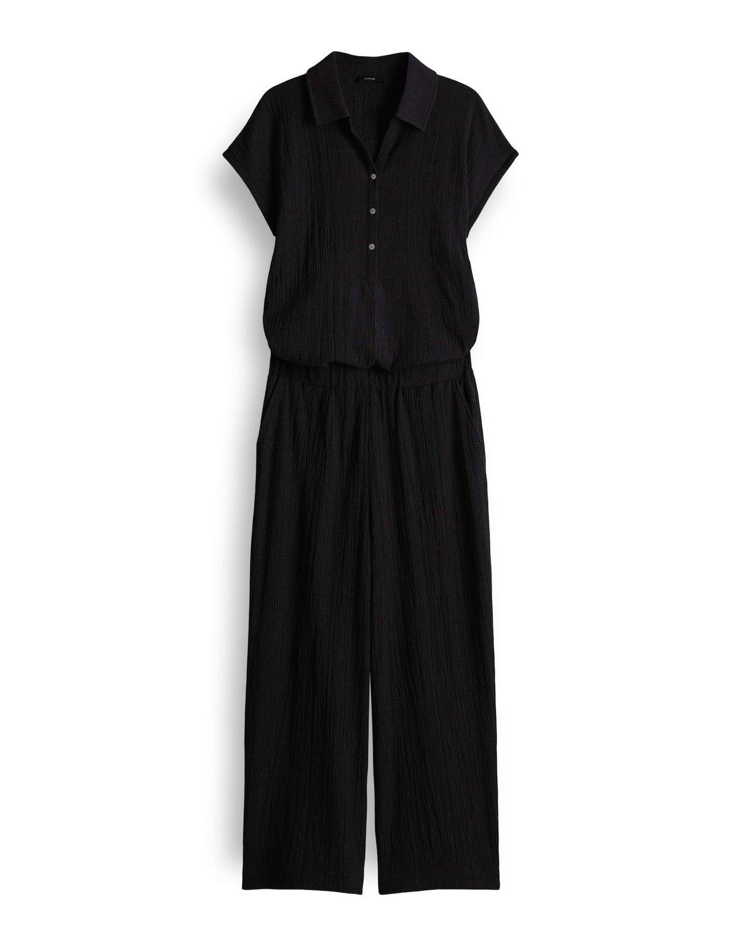Opus Damen Jumpsuit Melti polo 42 schwarz