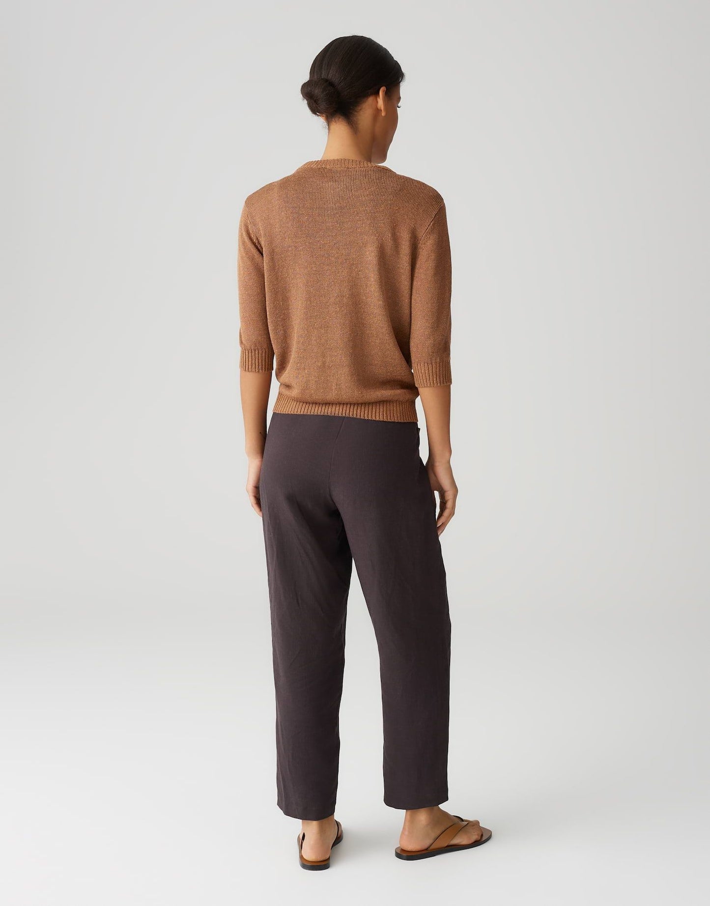 Opus Damen Strickjacke Datina braun