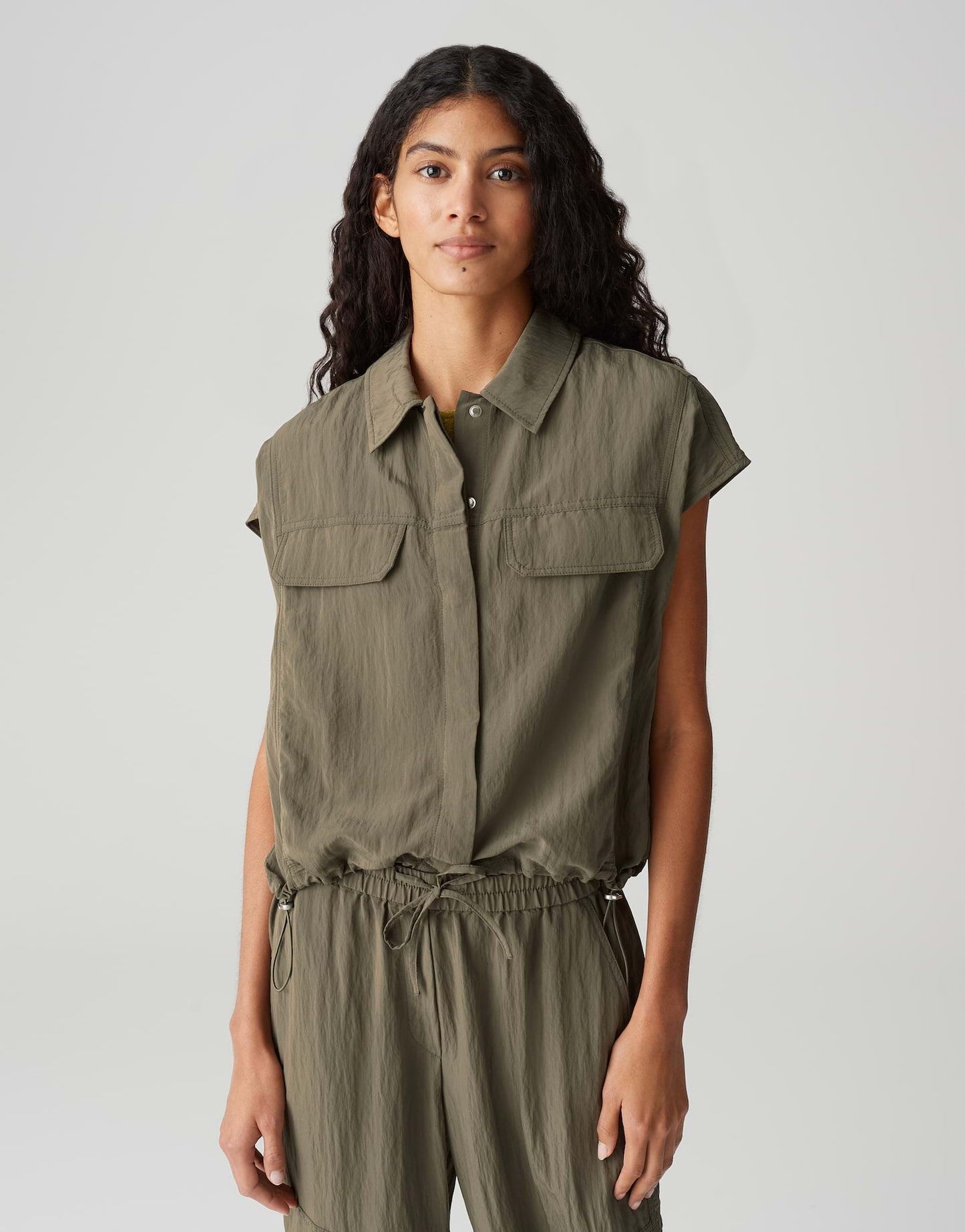 Opus Damen Bluse Fropi 10418013194317 grün