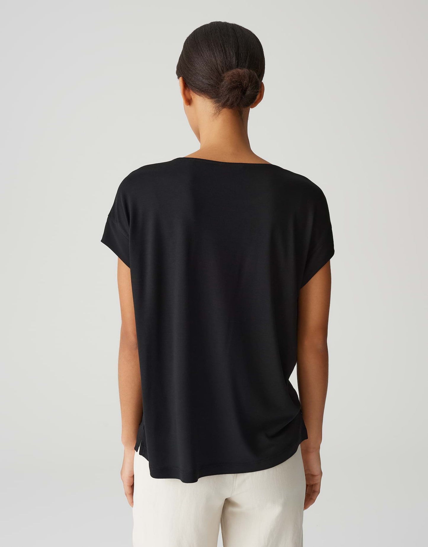 Opus Damen T-Shirt Sesonne schwarz