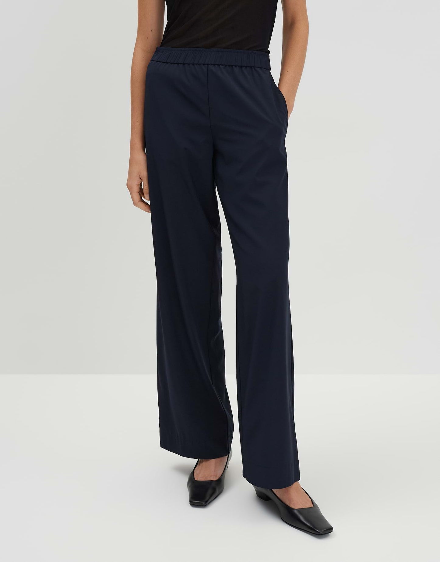 someday Damen Hose Charlie wide ease blau