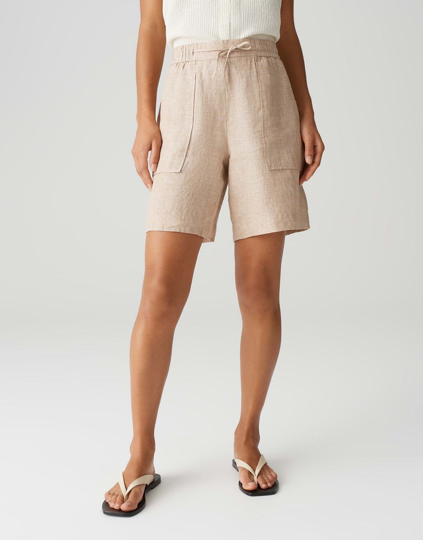 Opus Damen Shorts Melane shorts beige