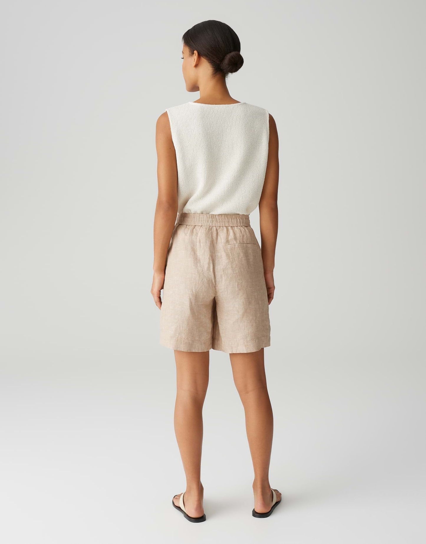 Opus Damen Shorts Melane shorts beige