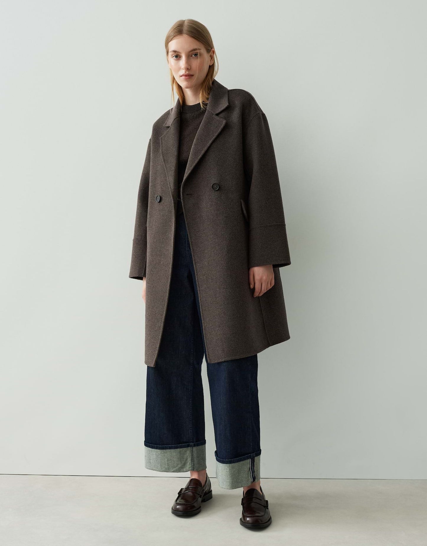 Opus Damen Mantel braun