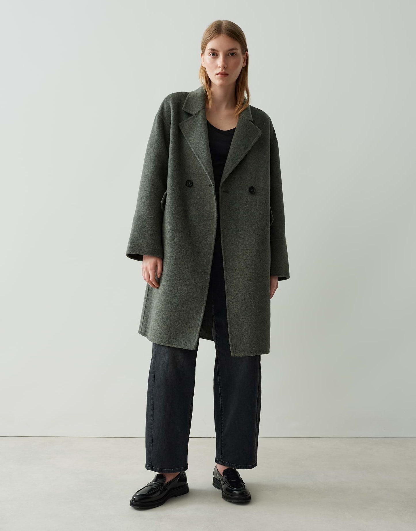 Opus Damen Mantel grau