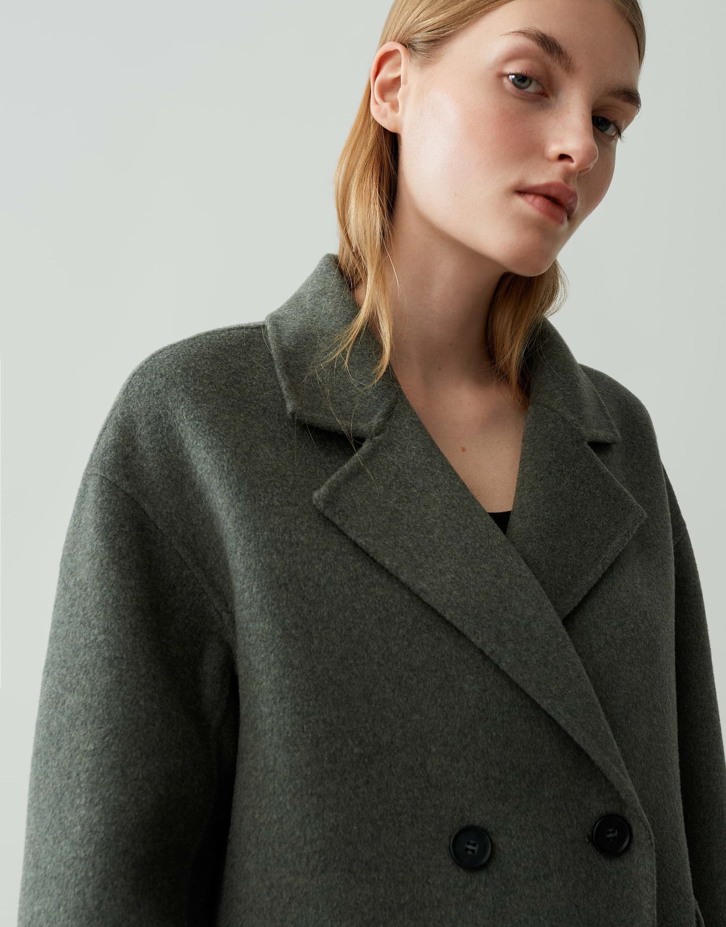 Opus Damen Mantel grau
