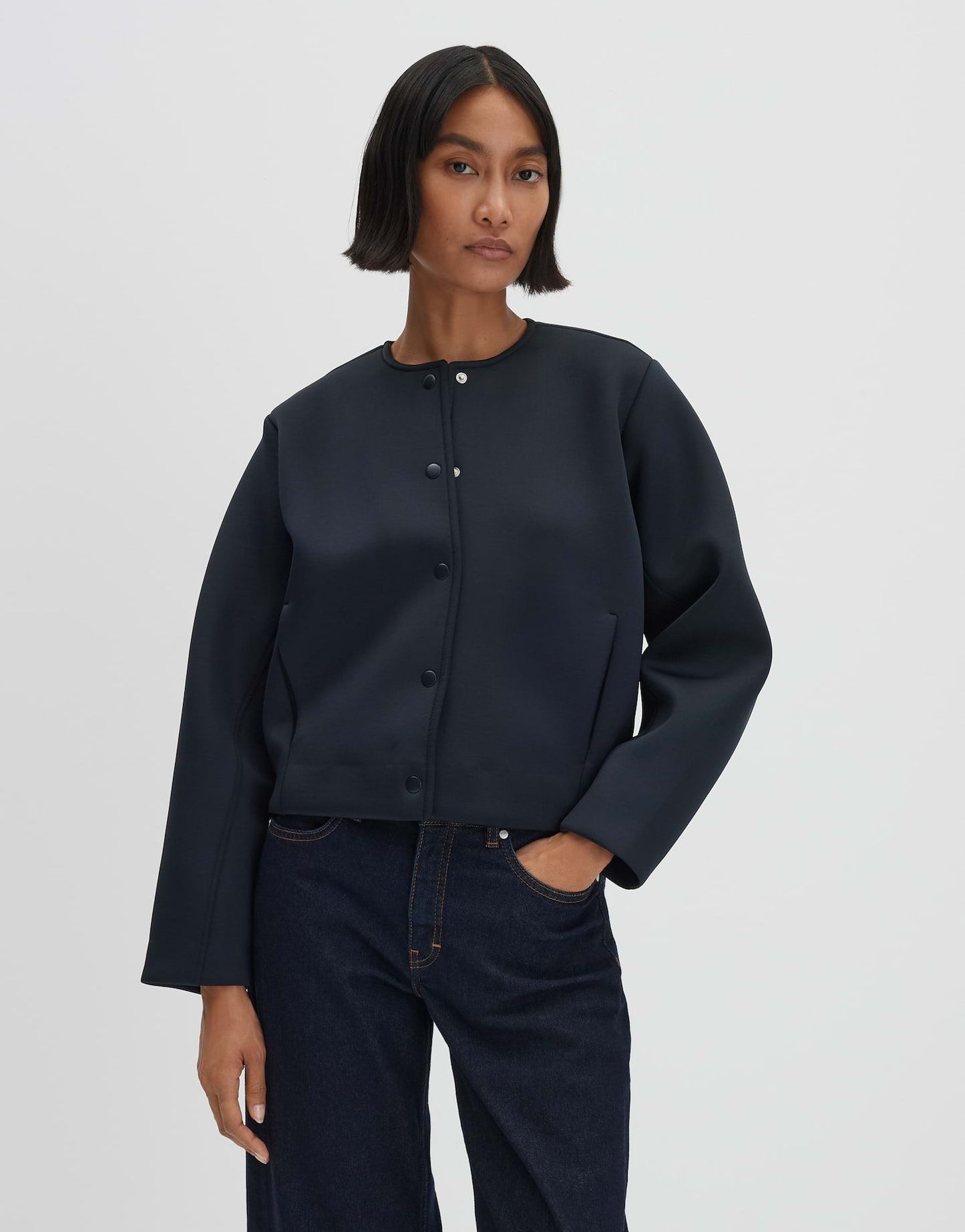 someday Damen Blousonjacke Usanja blau
