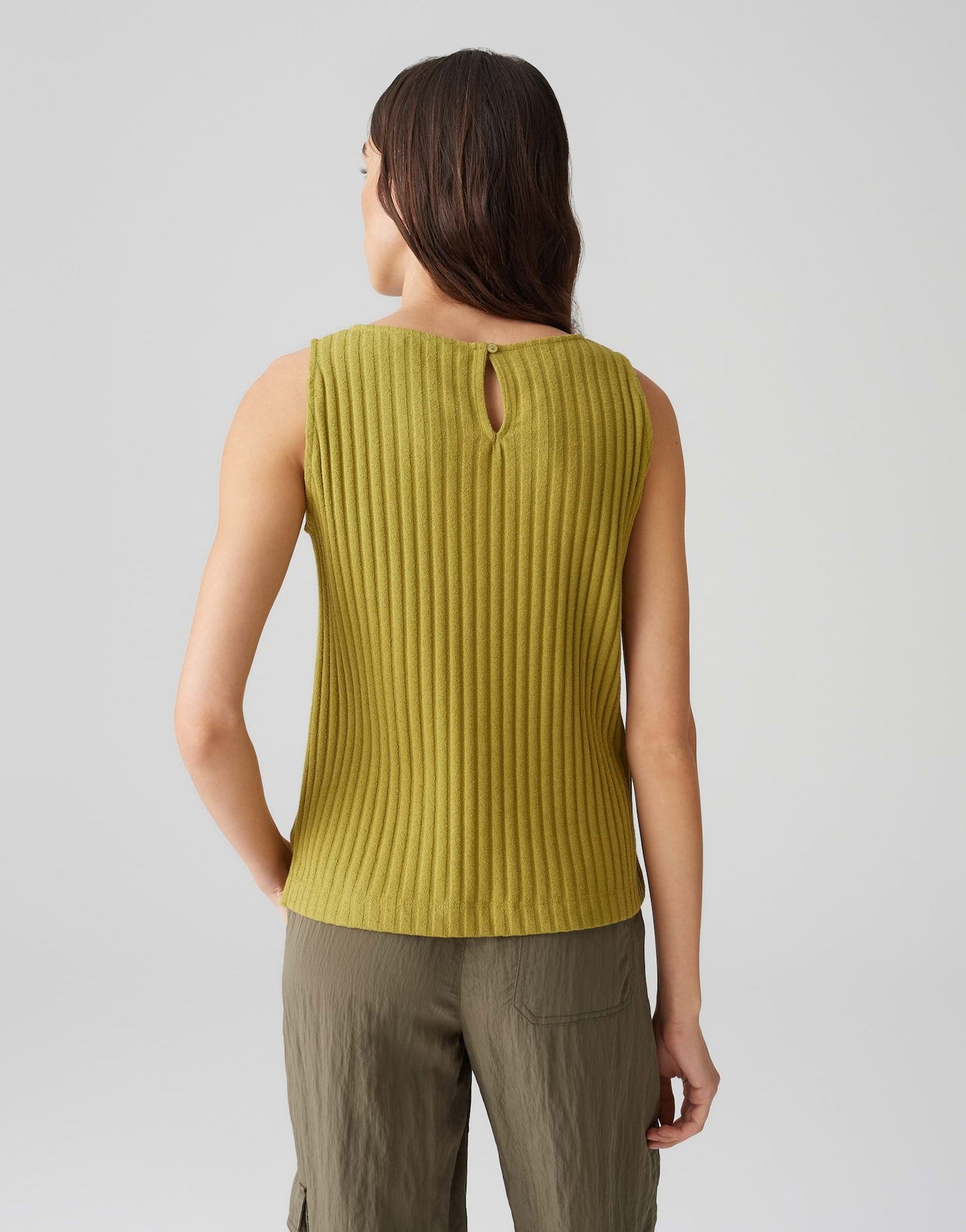 Opus Damen T-Shirt Ipoma slit grün