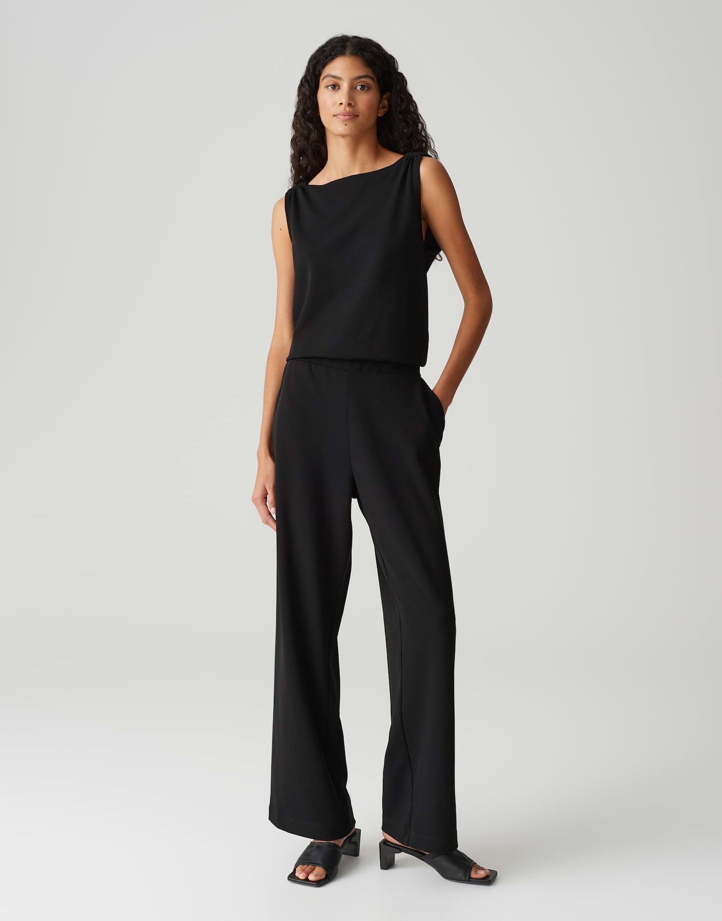 Opus Damen Jumpsuits Mefiza voyage schwarz