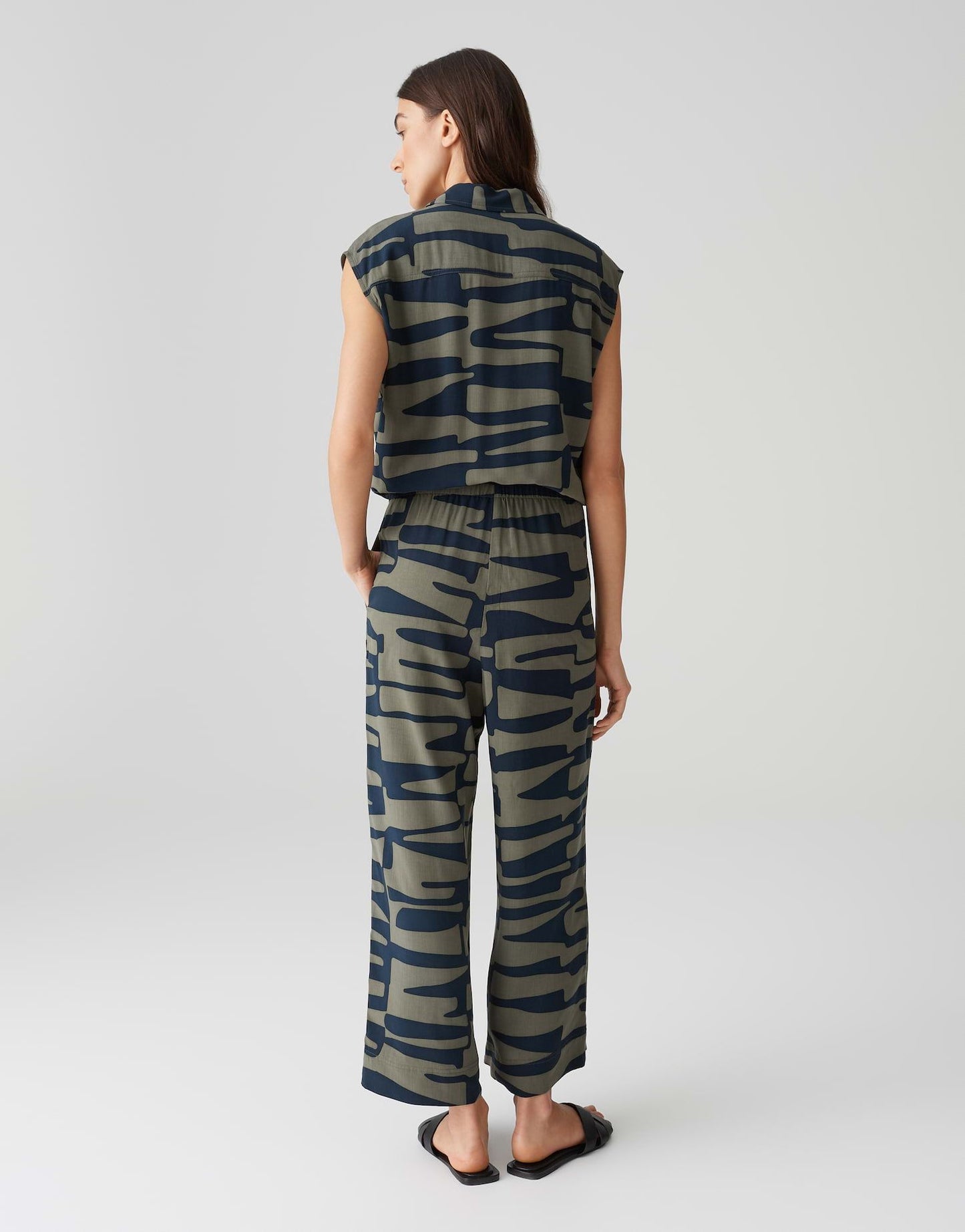 Opus Damen Jumpsuit Monny shadow grün