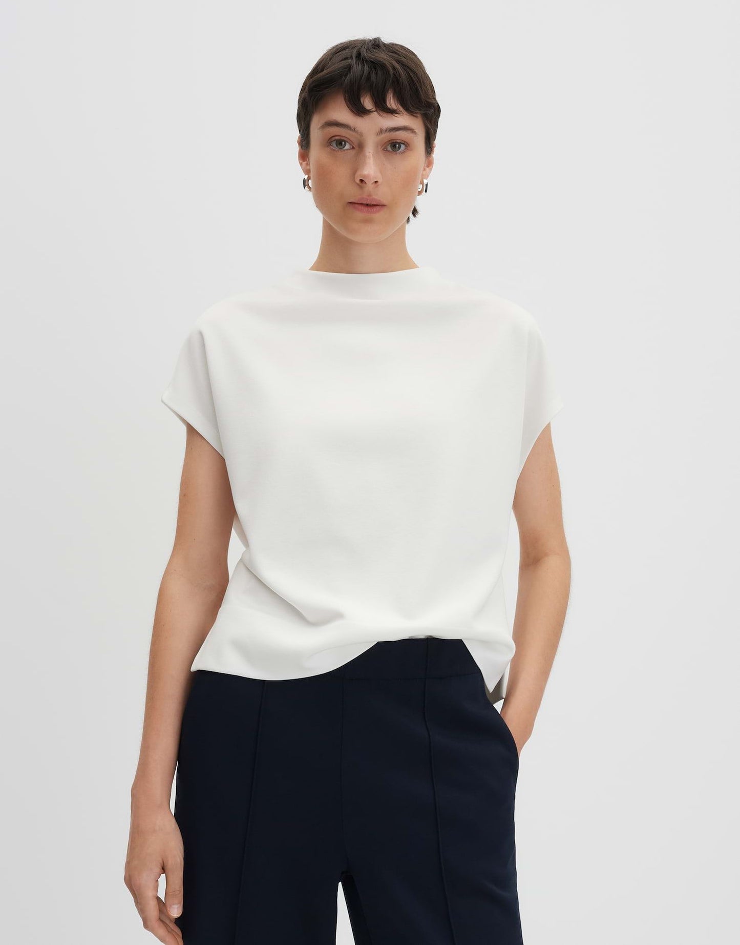Opus Damen Shirt Ujanita weiß