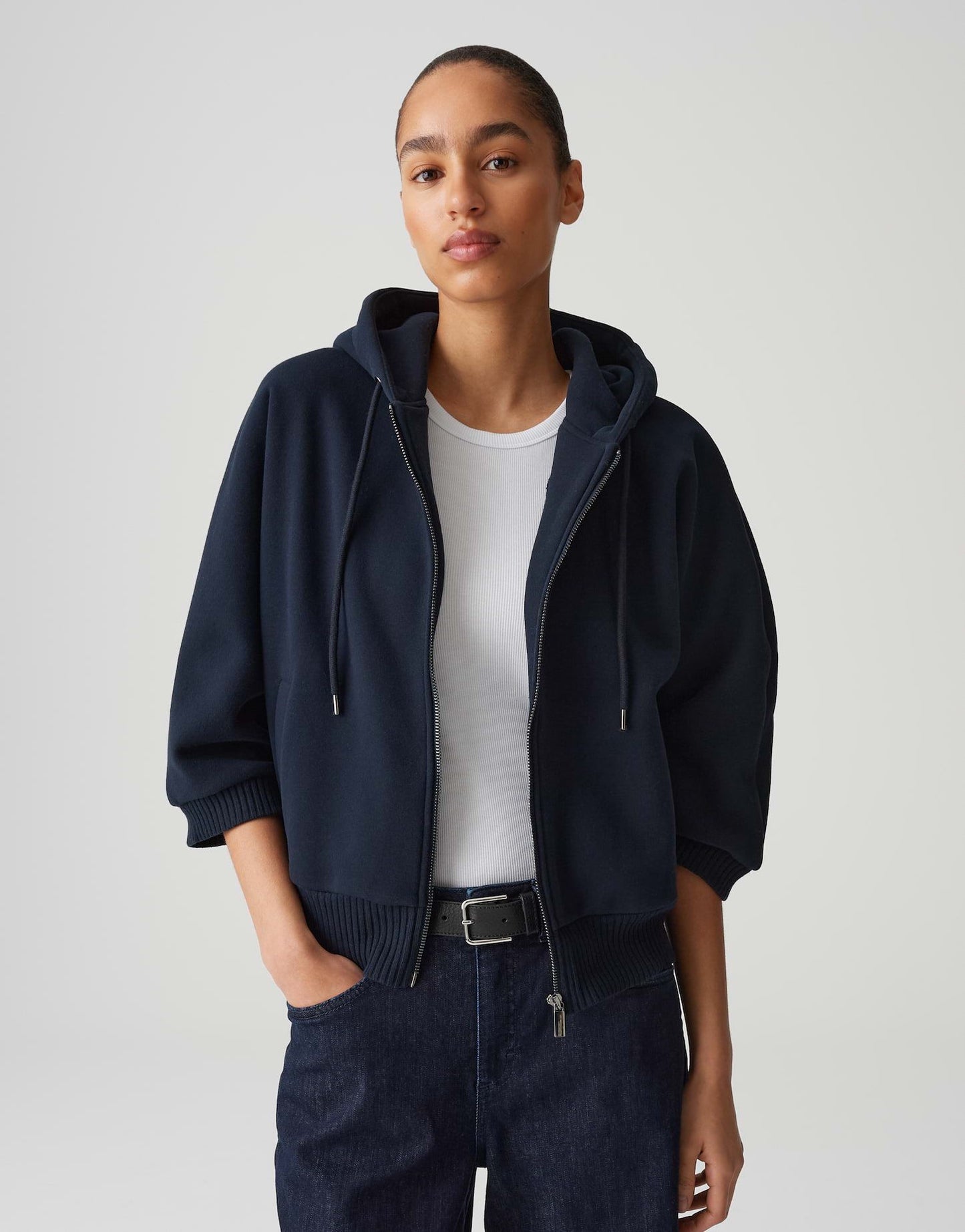 OPUS Damen Sweatjacke blau