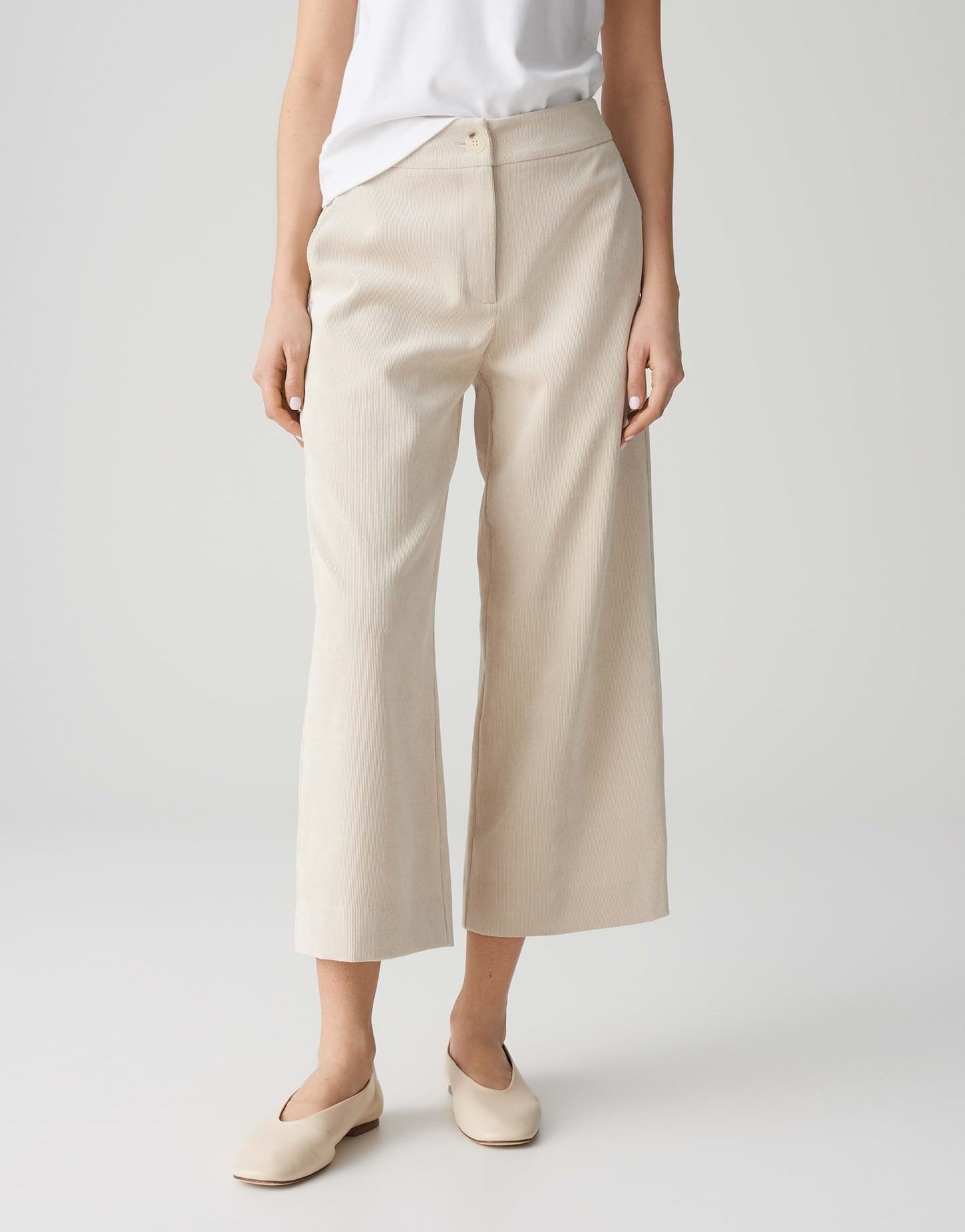 Opus Damen Hose Misha lane beige