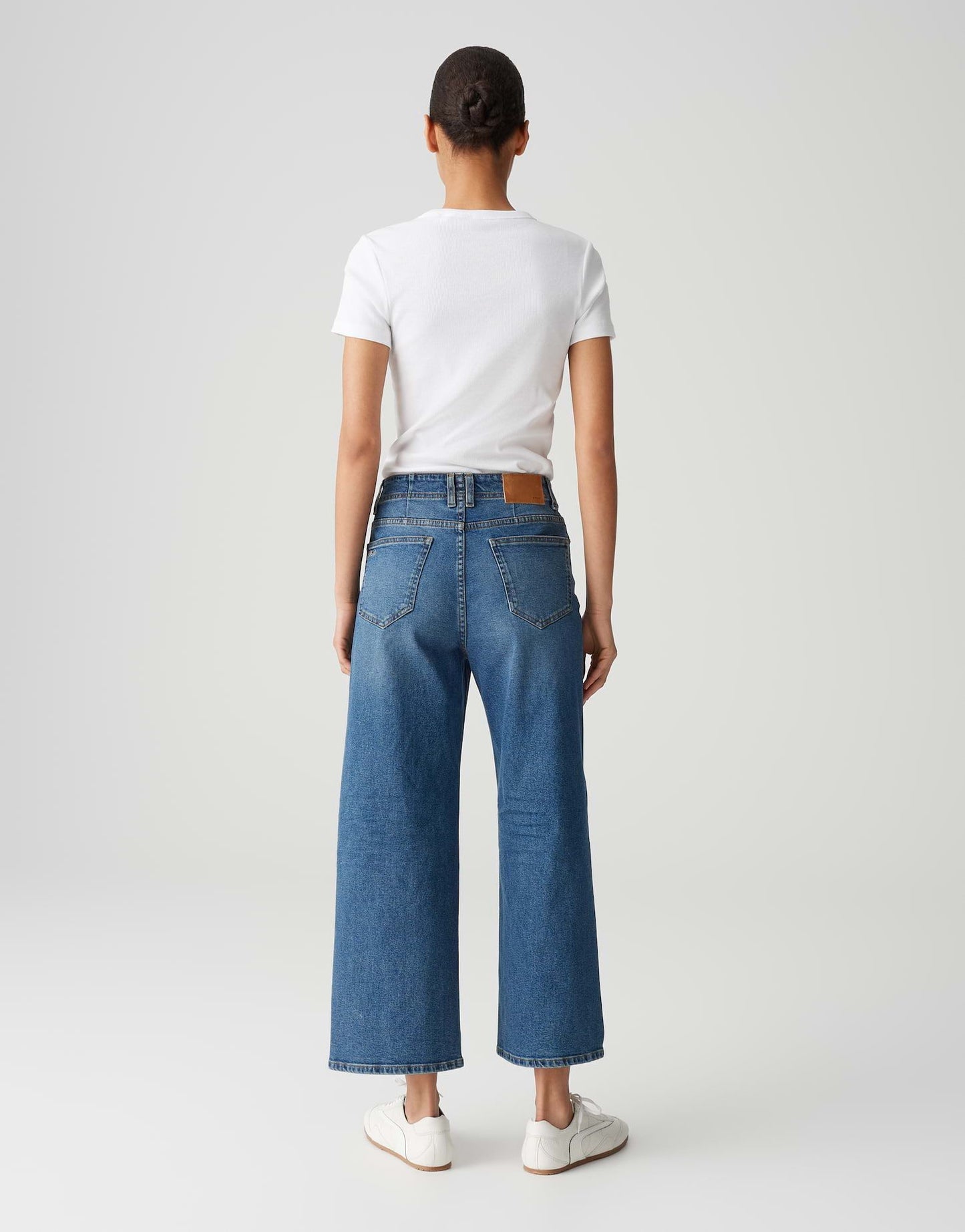 Opus Damen Jeans Lanah blau