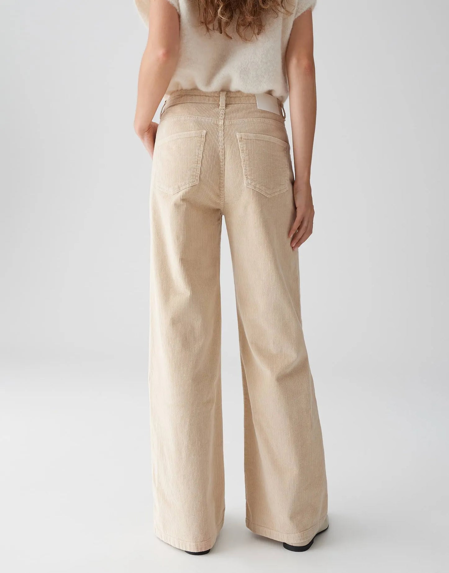 Opus Damen Cordhose beige
