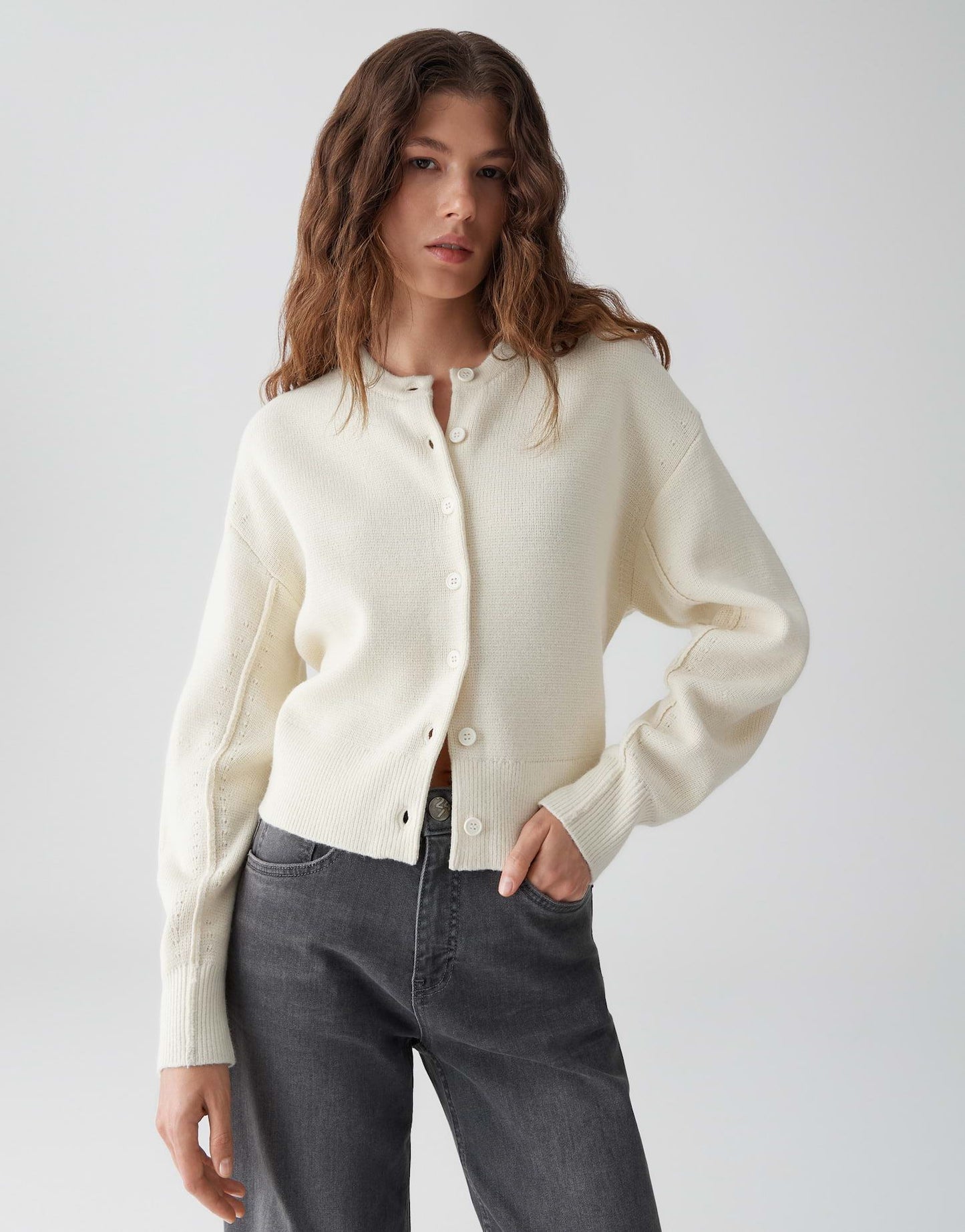 Opus Damen Strick beige