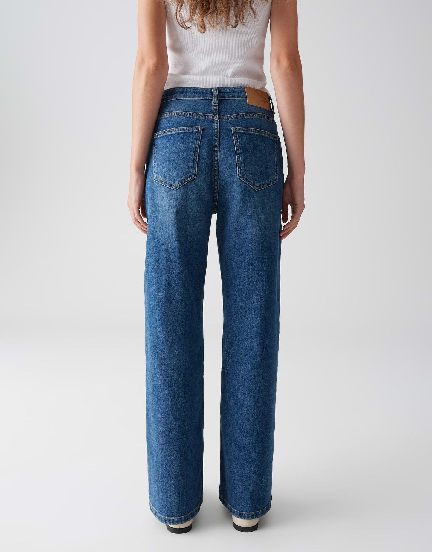 Opus Damen Jeans Mivy lane blau