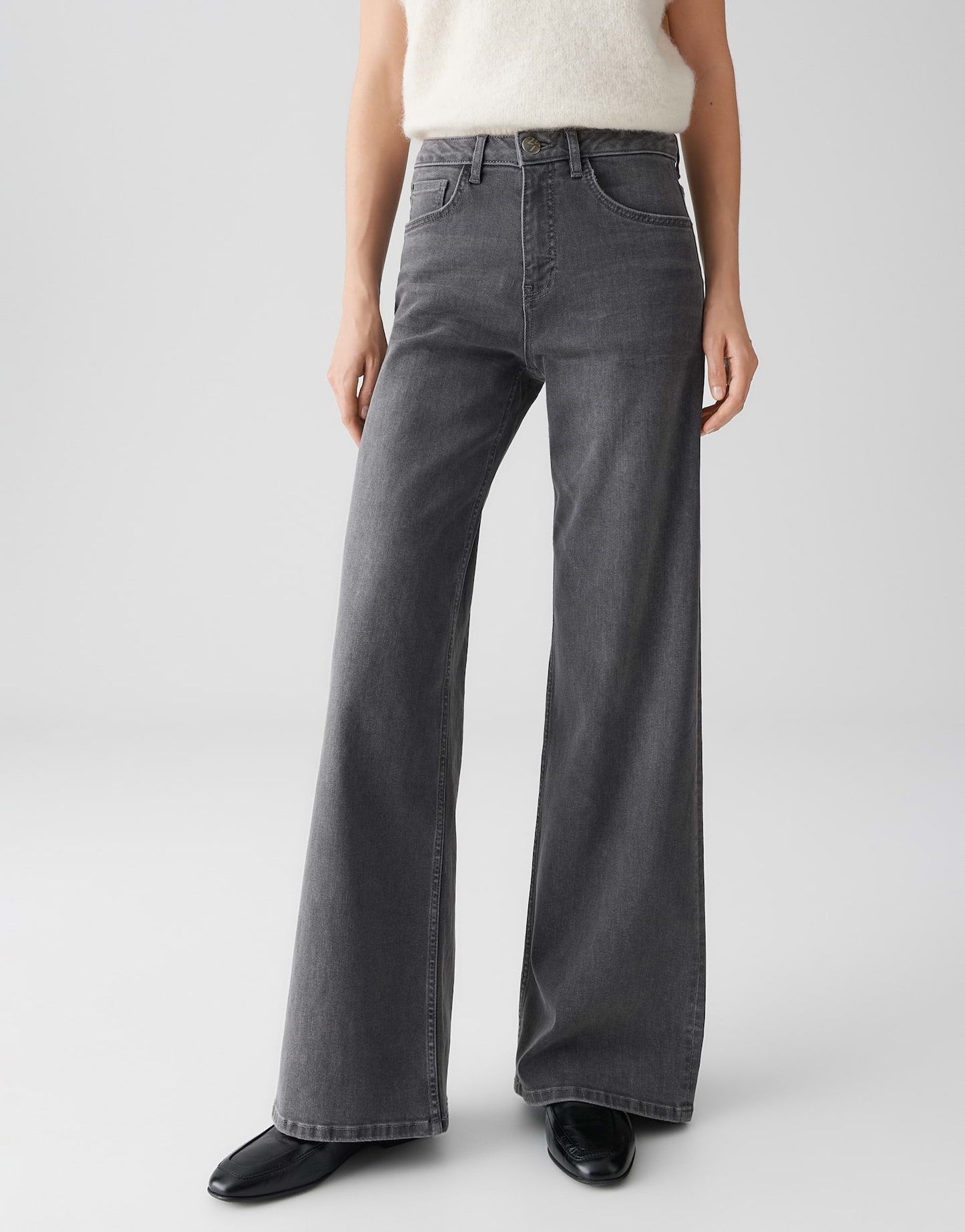 Opus Damen Jeans grau