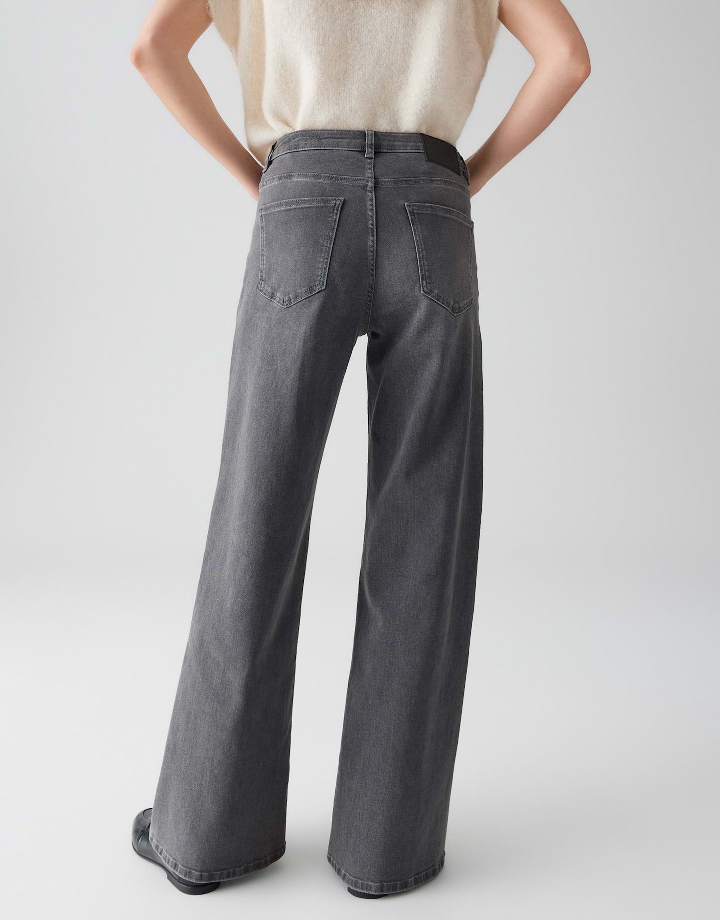 Opus Damen Jeans grau