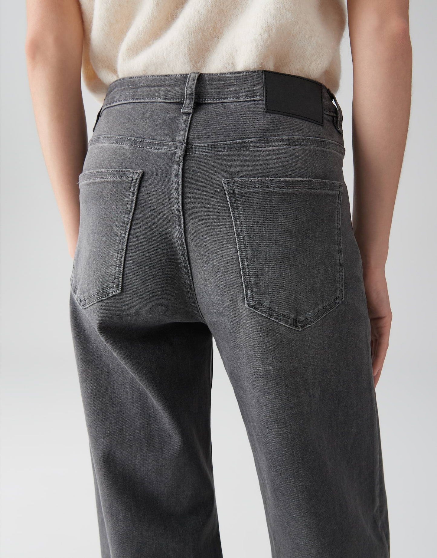 Opus Damen Jeans grau