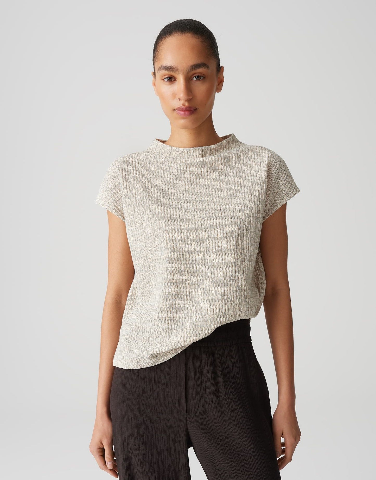 Opus Damen Shirt Sorote beige