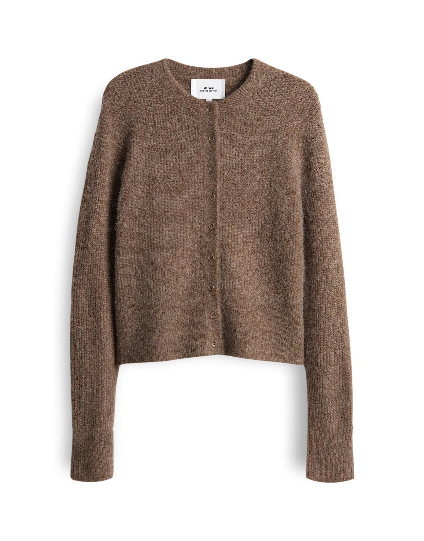Opus Damen Strickjacke Dreni braun