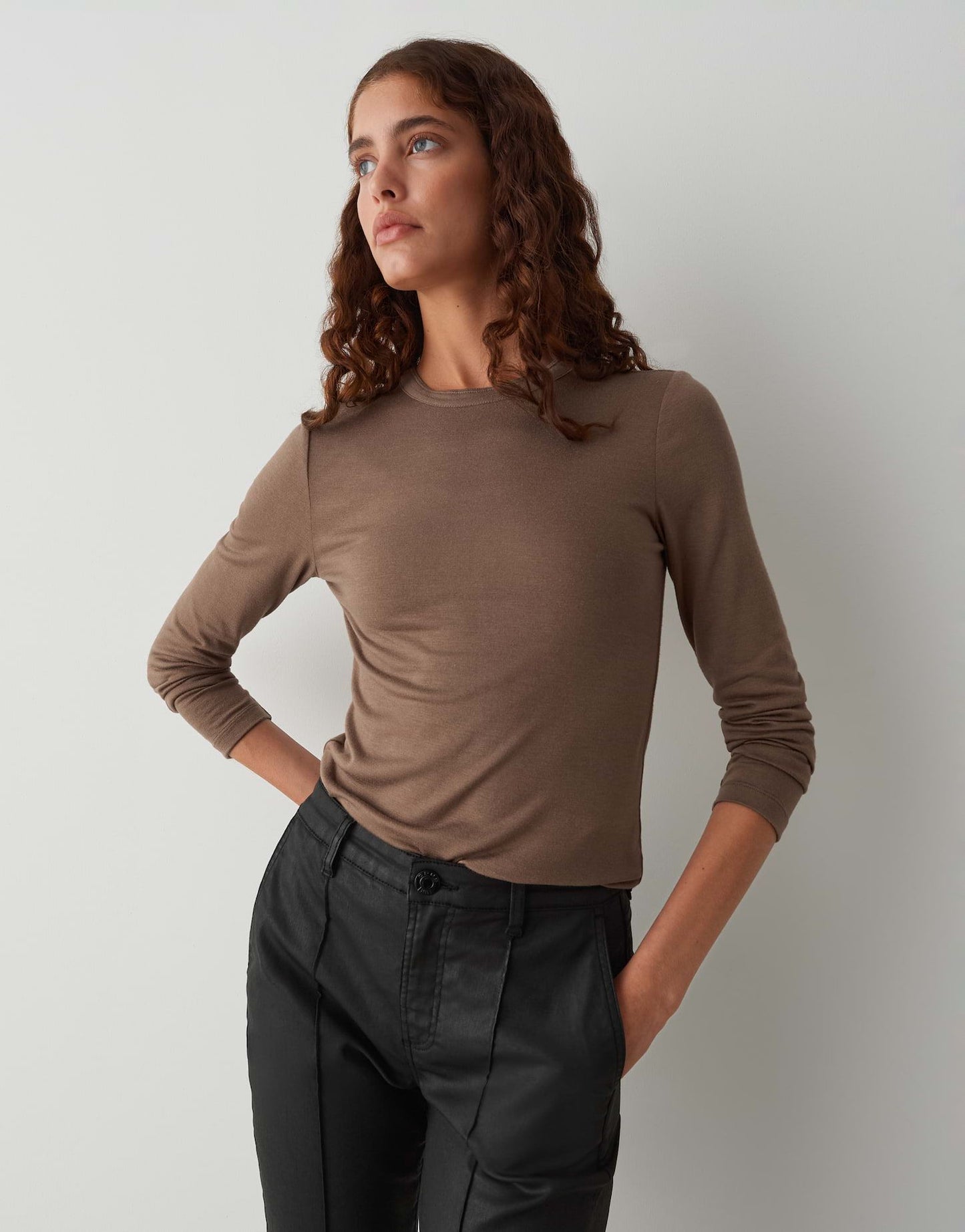 Opus Damen Shirt Sifa braun