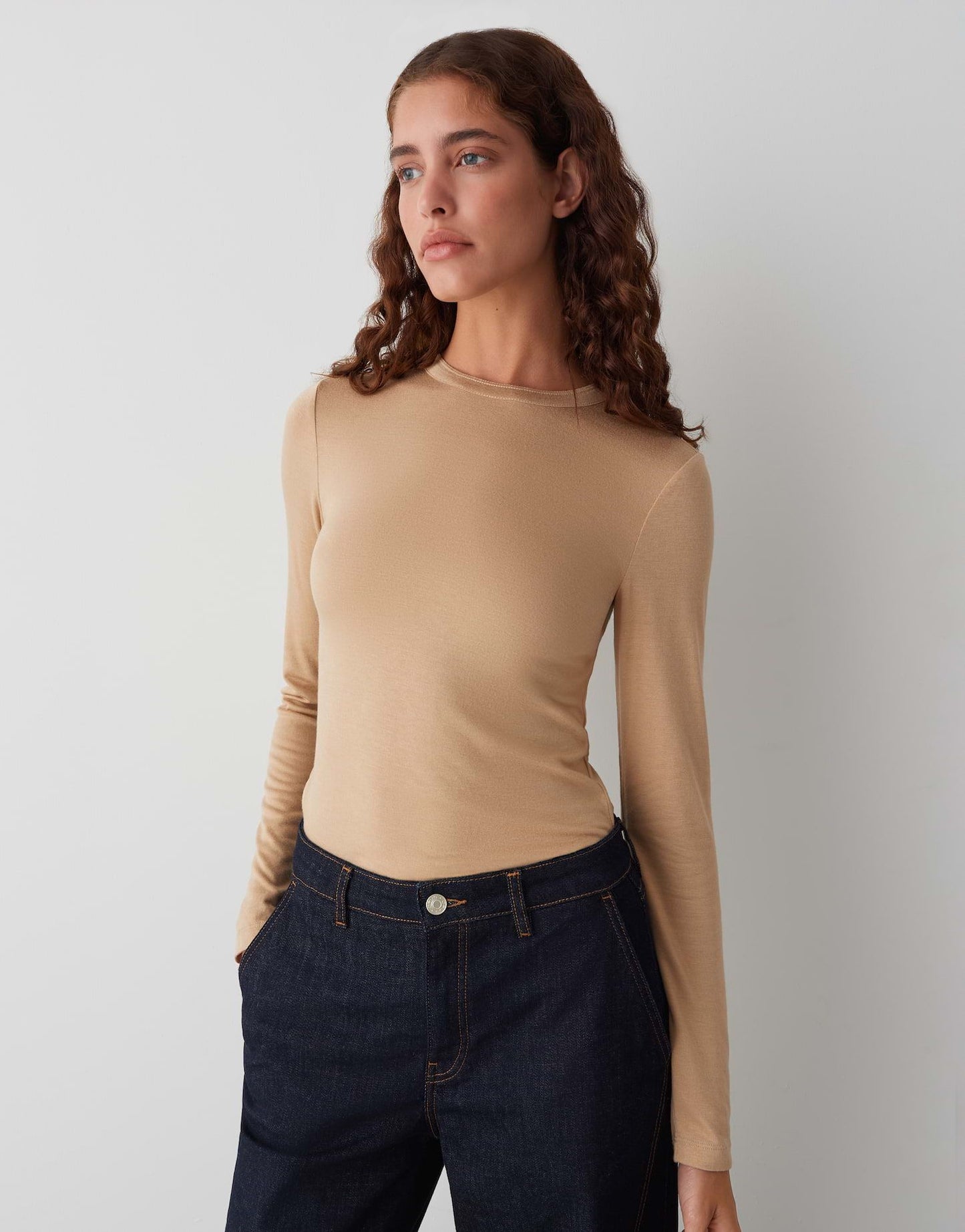 Opus Damen Shirt Sifa braun