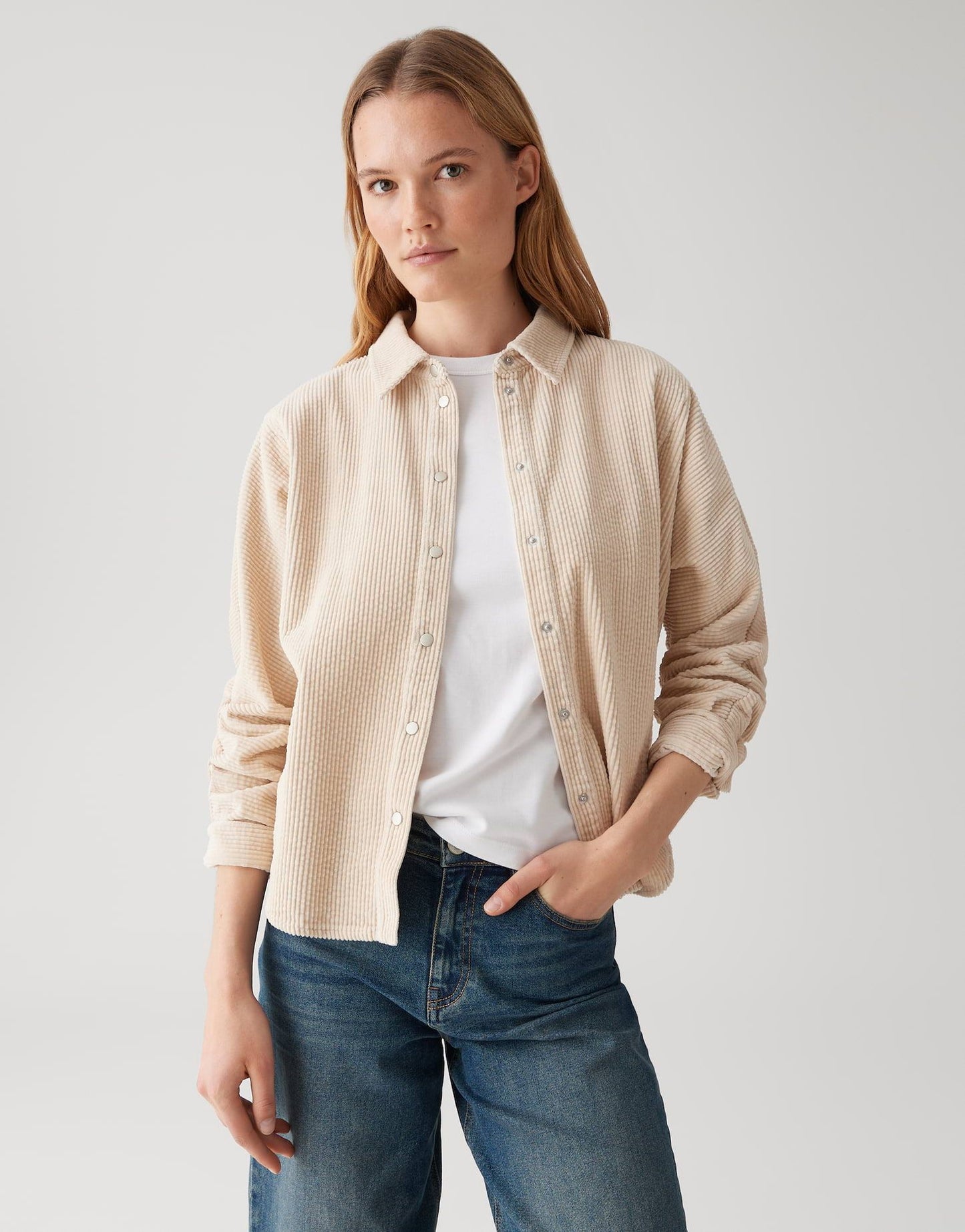 Opus Damen Jacke beige