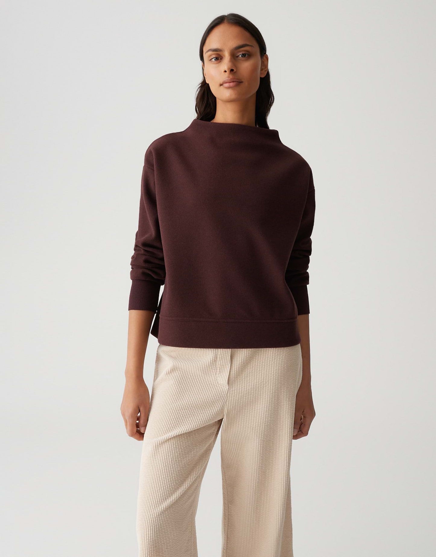 Opus Damen Sweatshirt Gruger rot