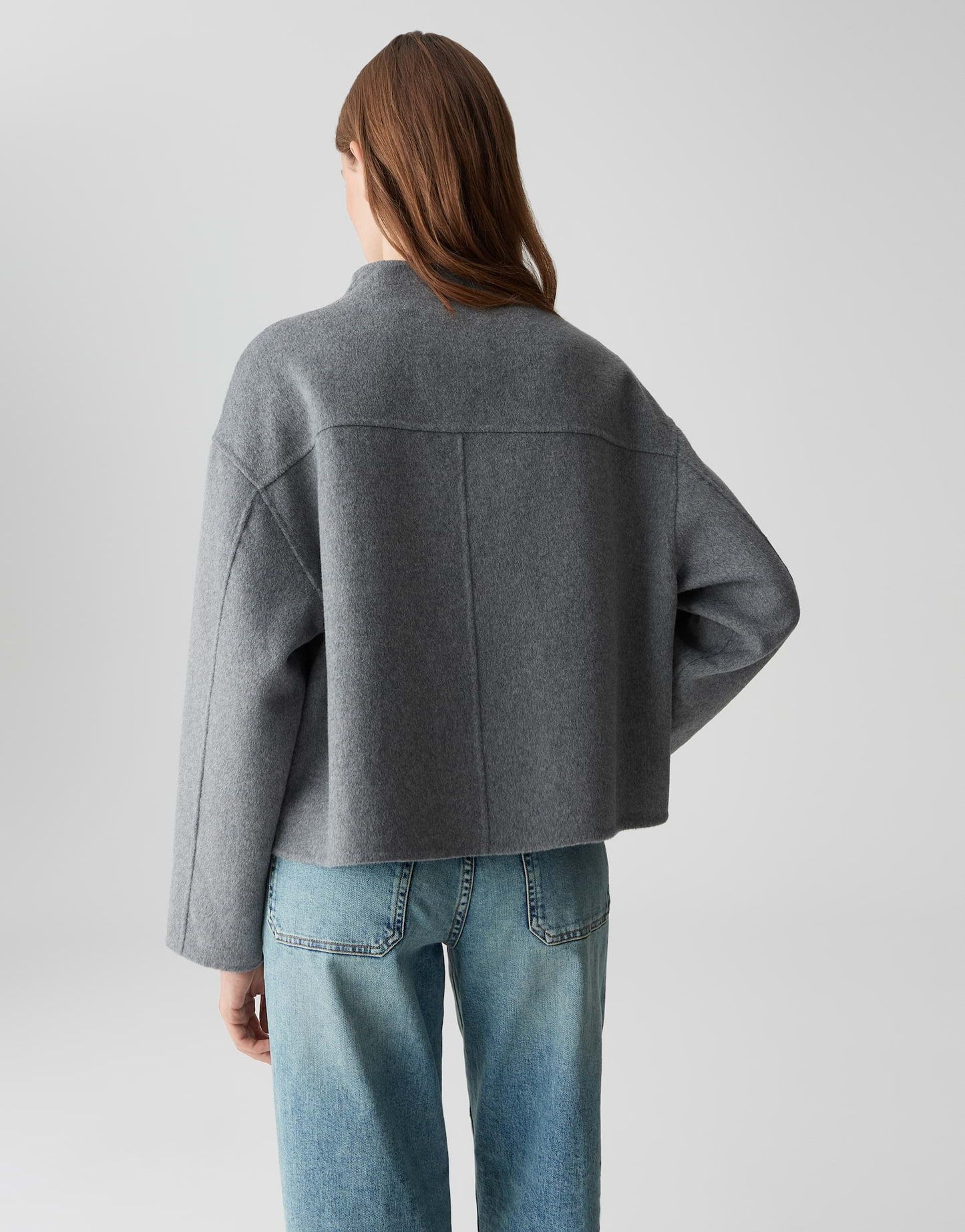 Opus Damen Jacke Helisa grau