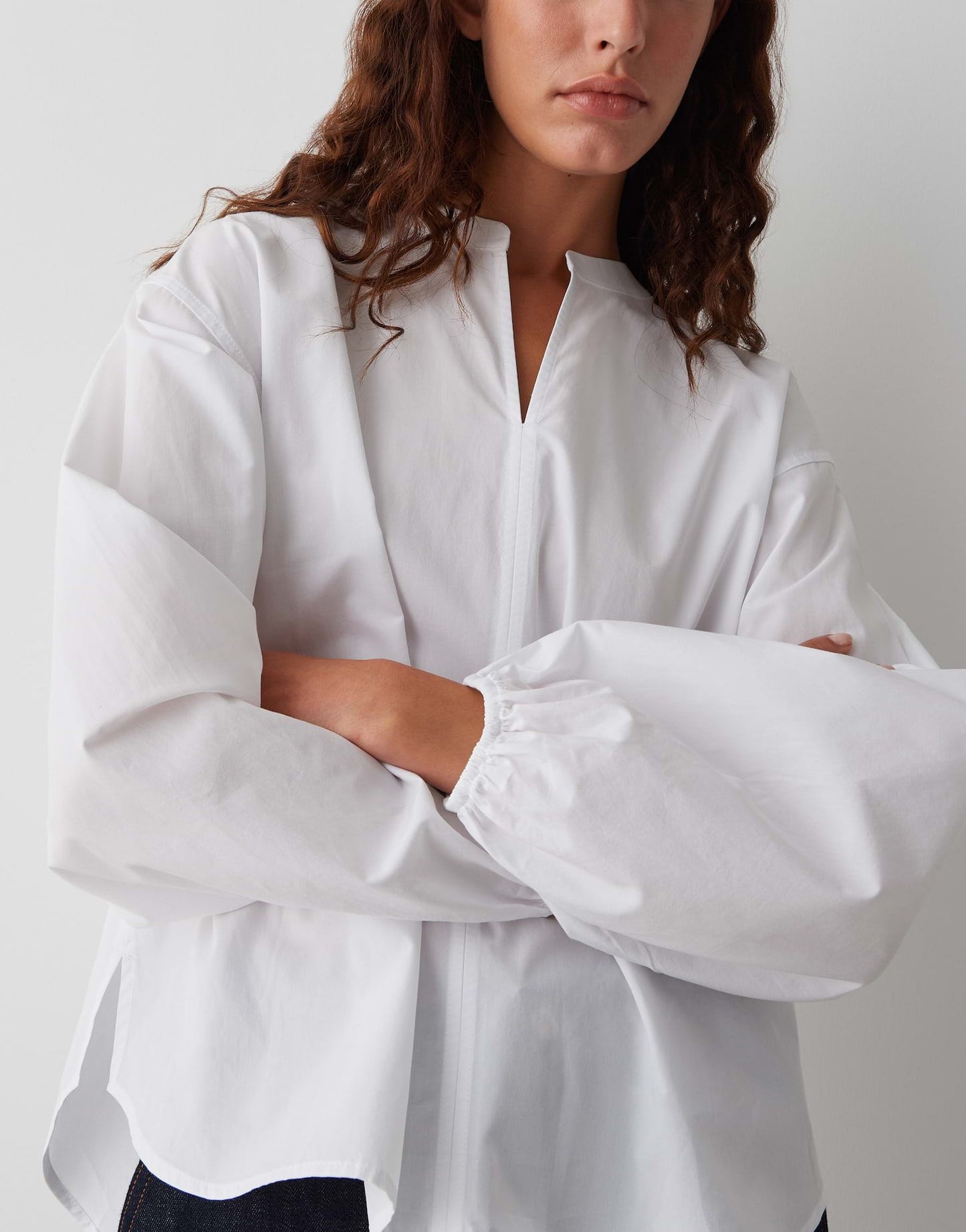 Opus Damen Bluse Flandi weiß